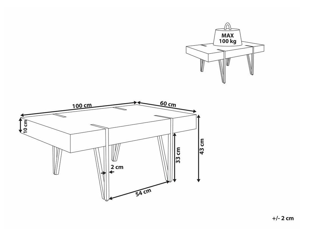 Dohányzóasztal SH10353