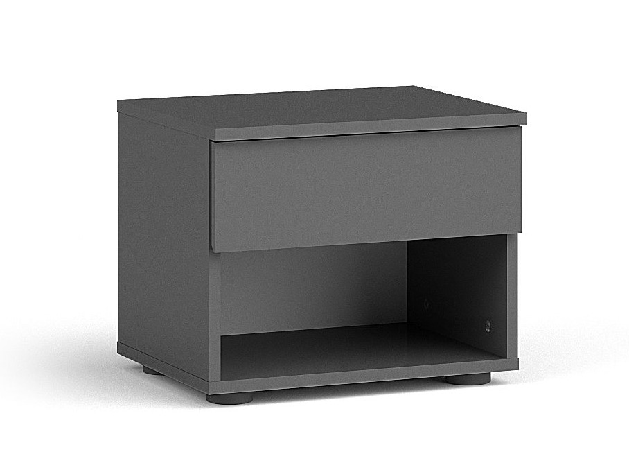 Éjjeliszekrény szett Odecira 102 (Grafit)