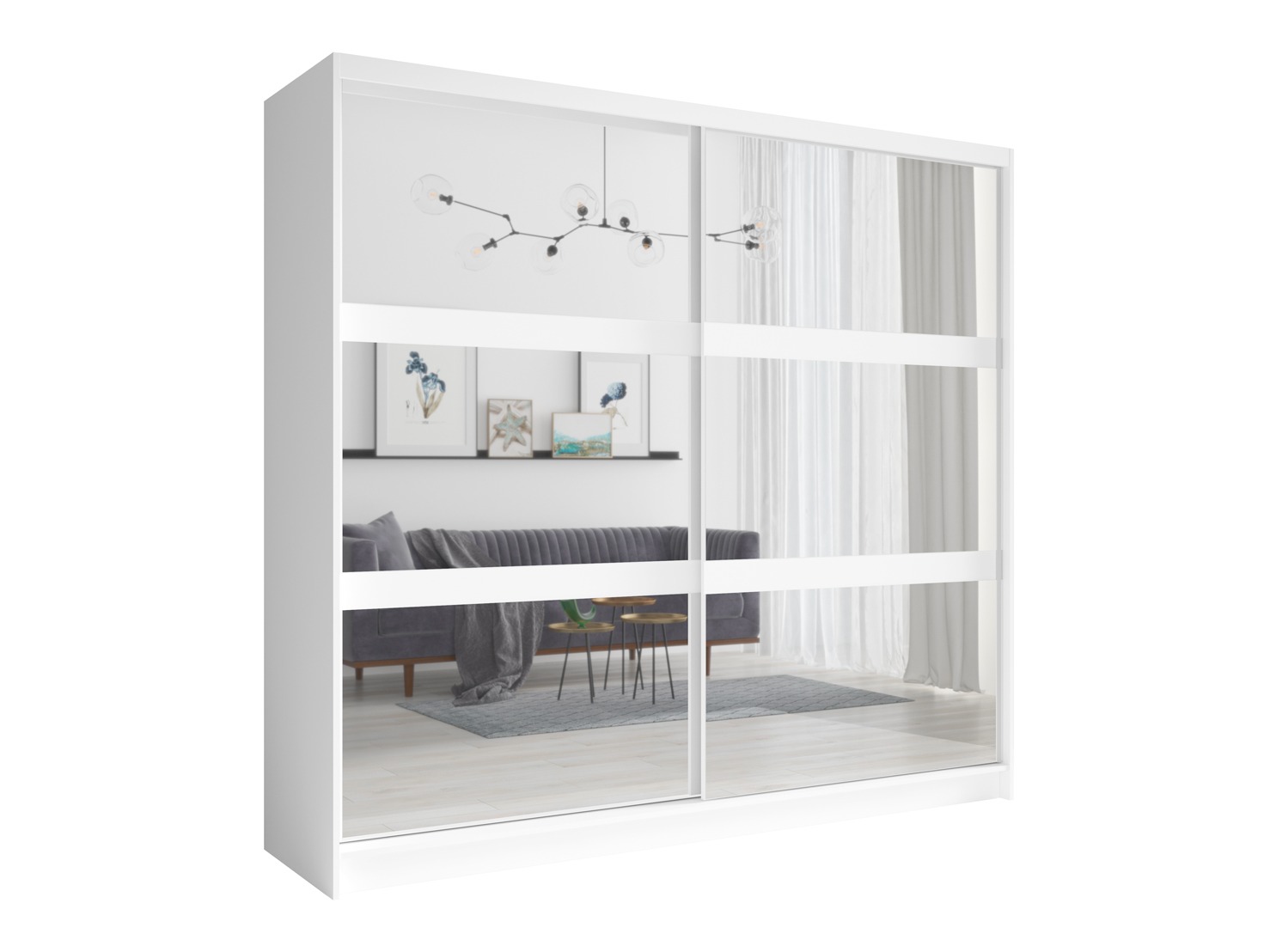 Gardróbszekrény Odecira 100 (Fehér)