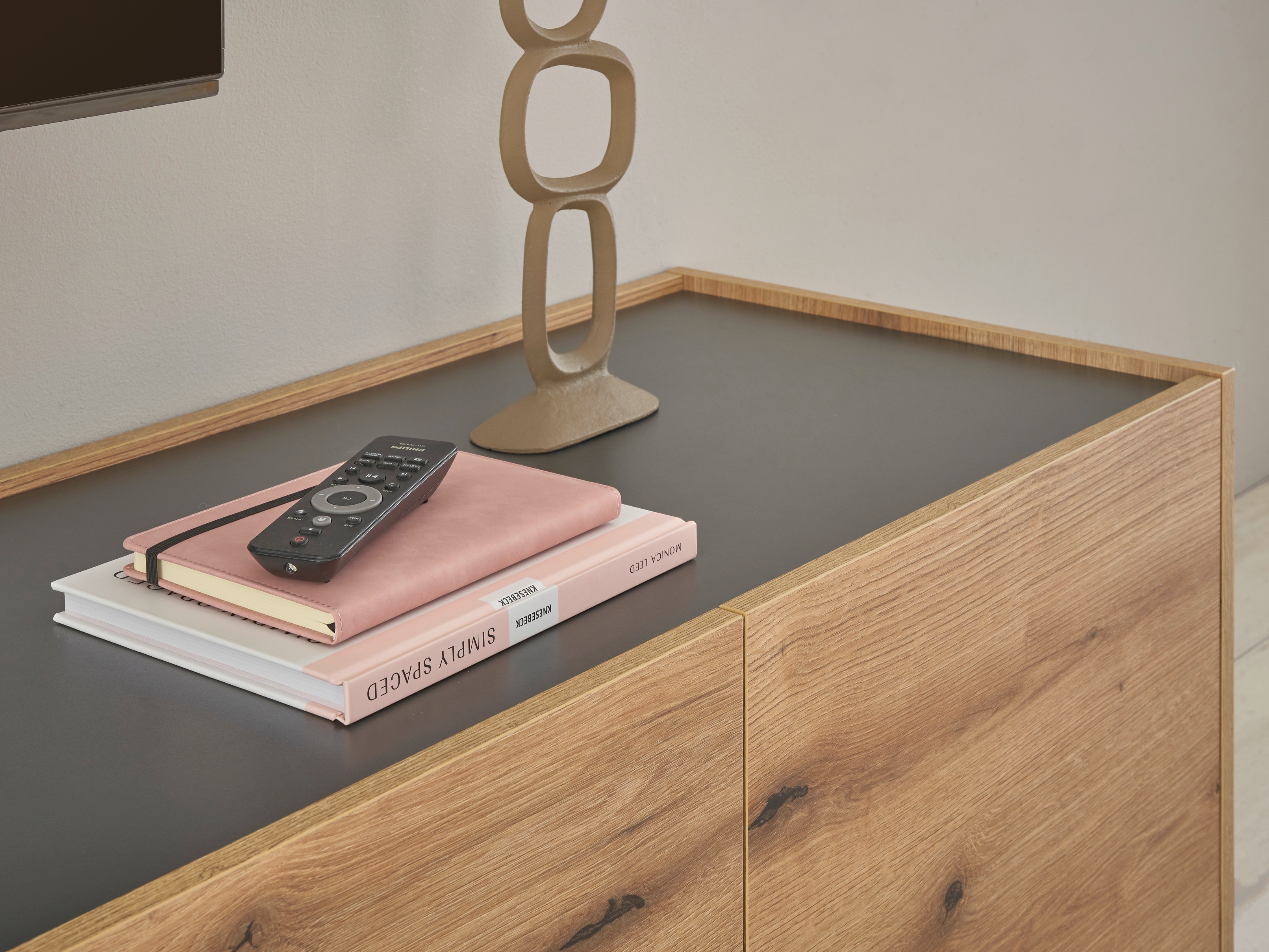 TV-állvány Elbsori 114 (Tölgy + Antracit)