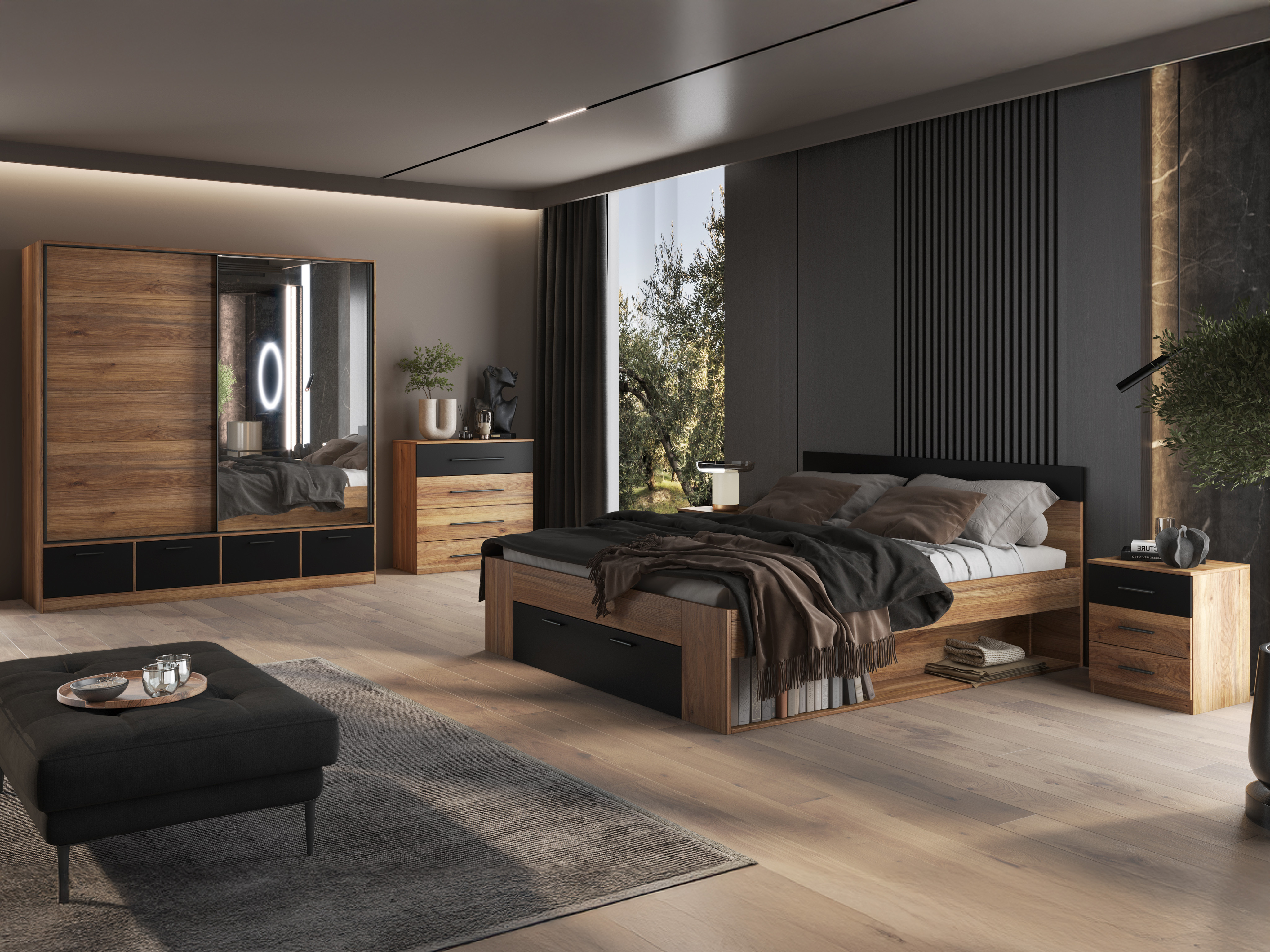 Gardróbszekrény Melvele 117