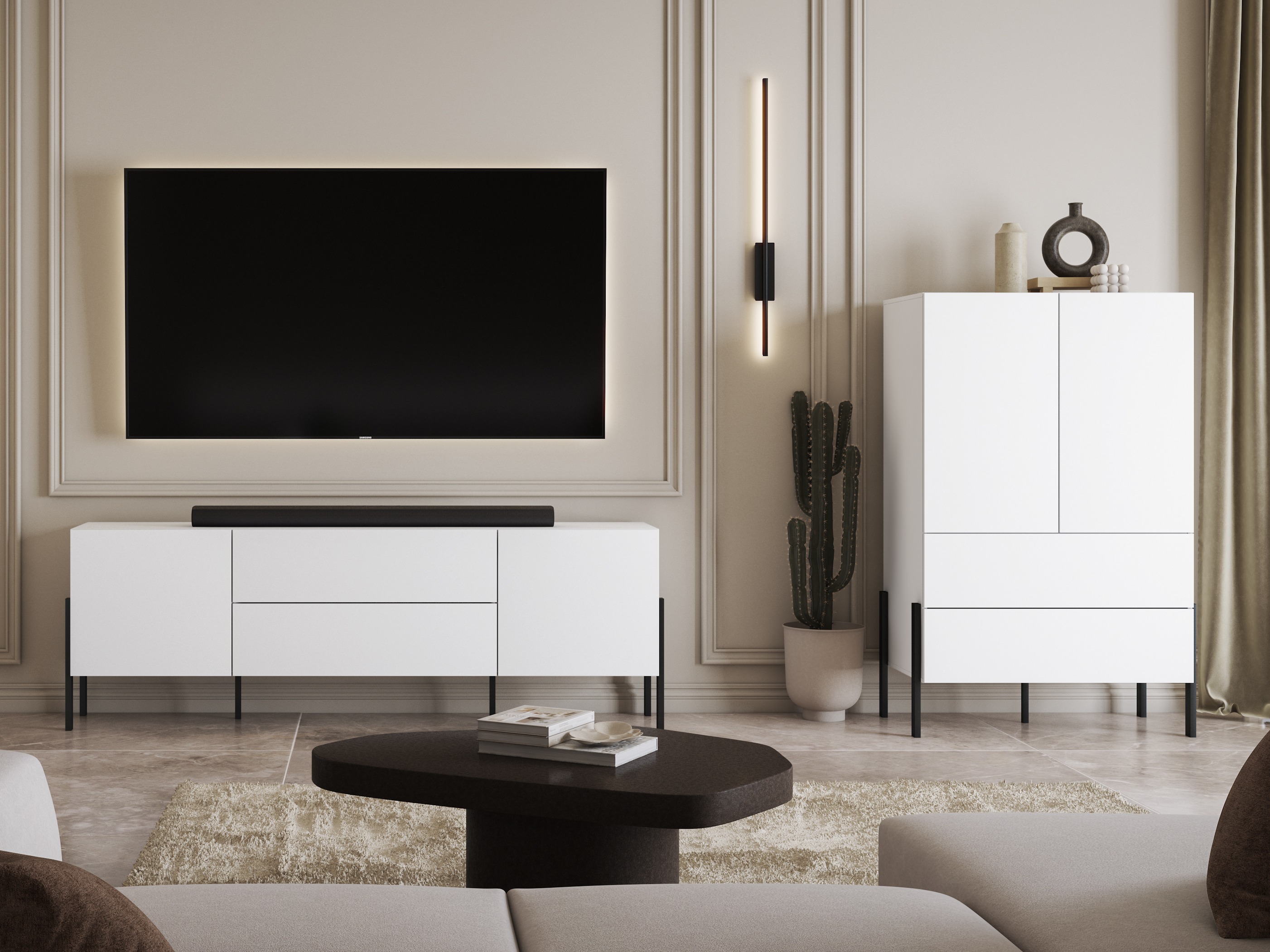 Könyvespolc Etsore 106 (Fehér)