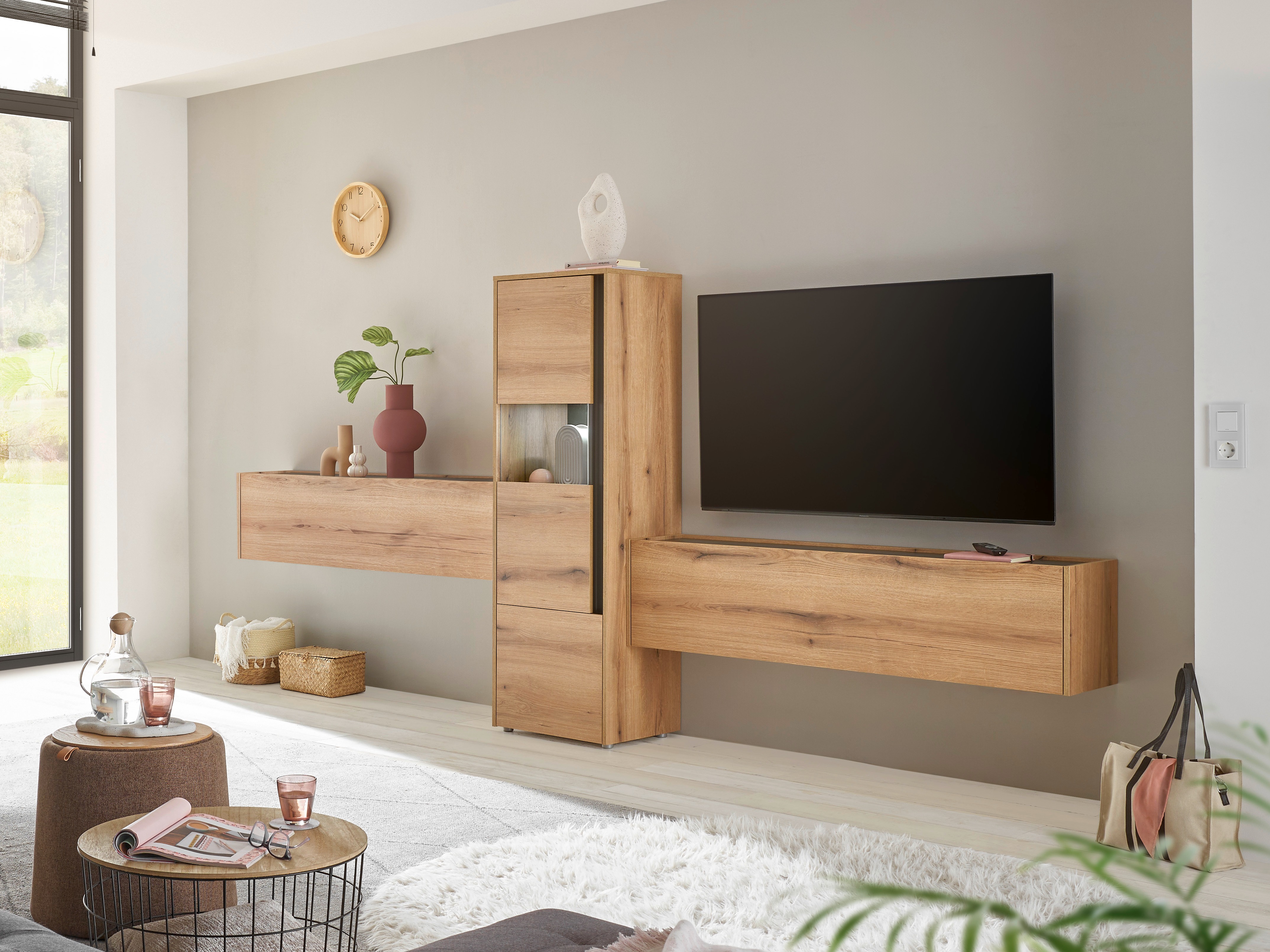 Nappali szett Elbsori 122 (Tölgy + Antracit)