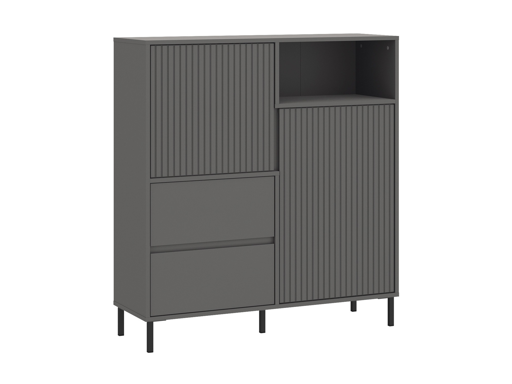 Nappali szett Ruvrevi 105 (Antracit)