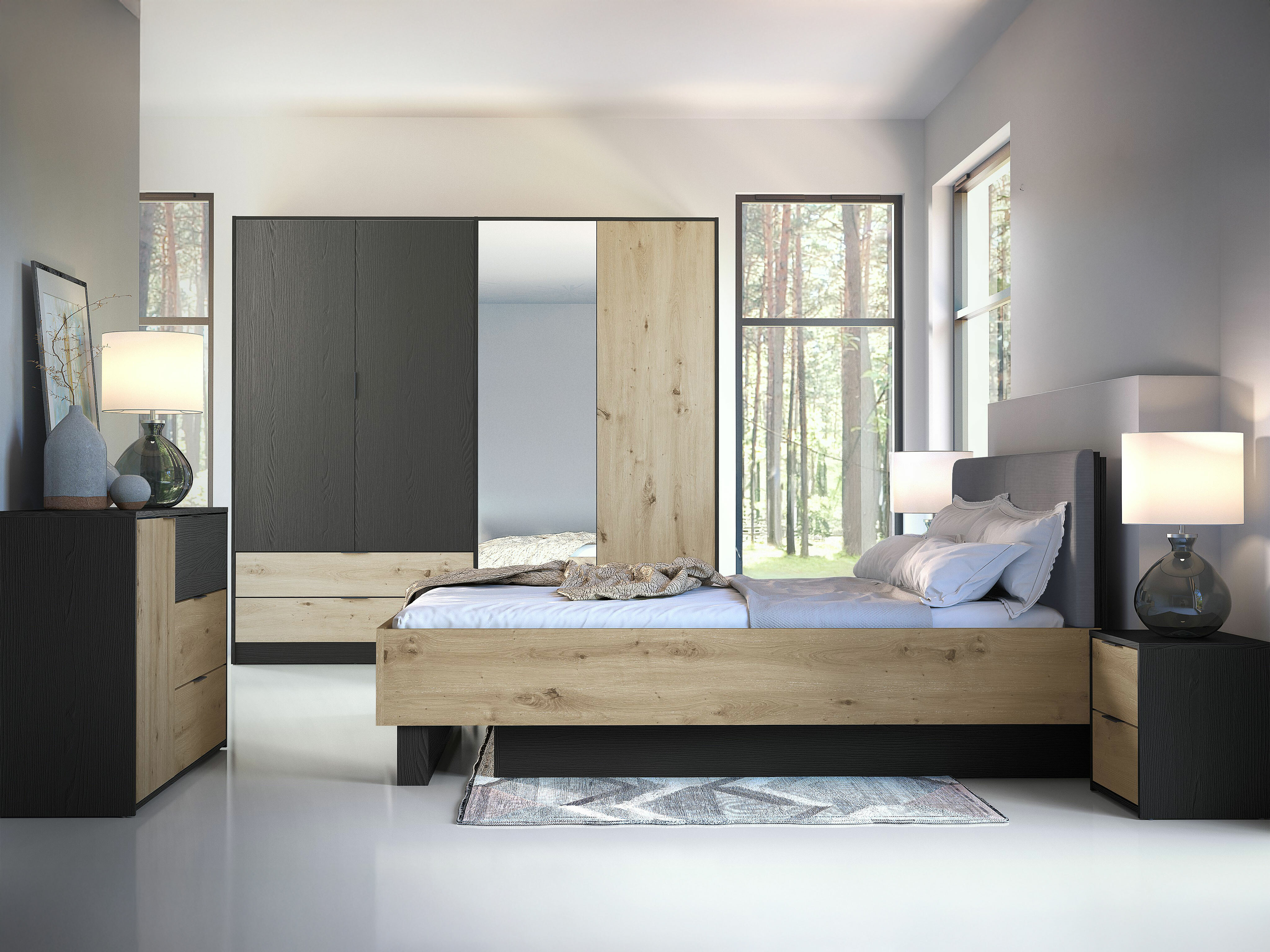 Éjjeliszekrény szett Elicora 103