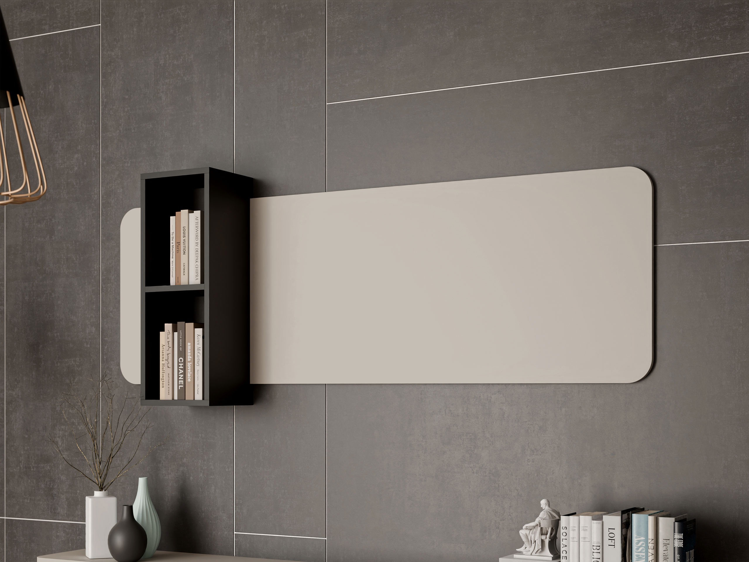 Fali polc Dormele 100