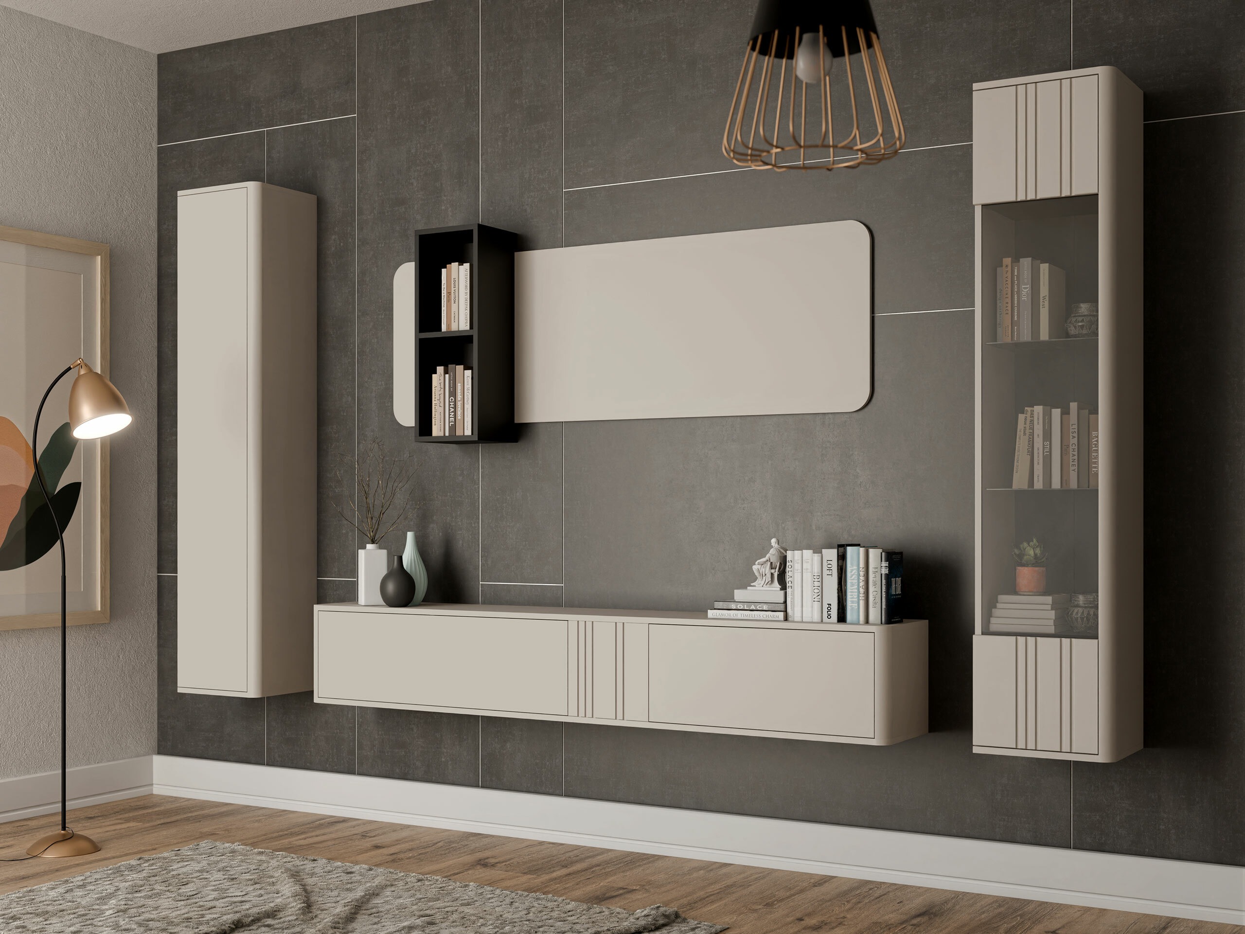 Fali polc Dormele 100