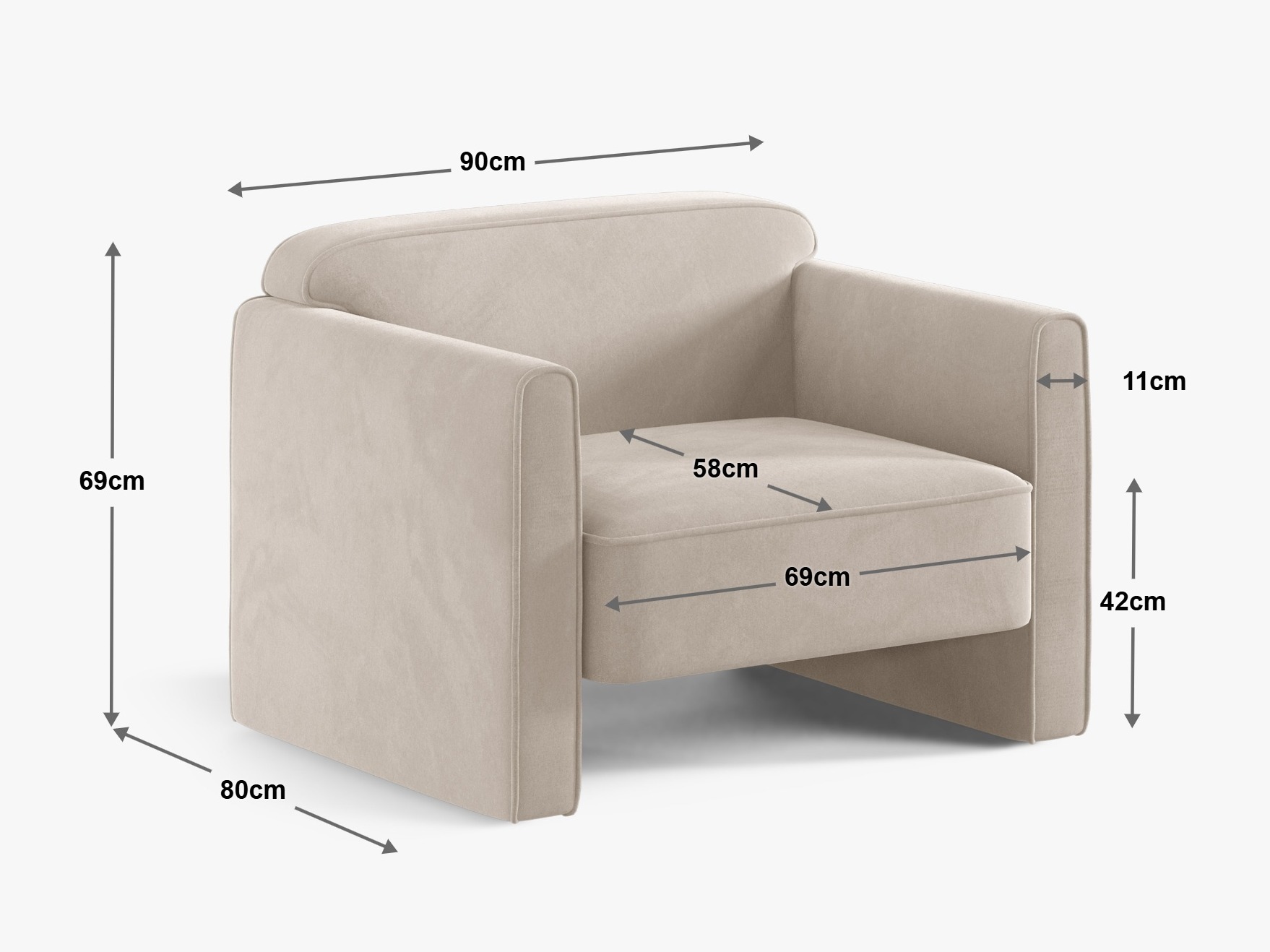 Fotel Beckley 201 (Coral 35)