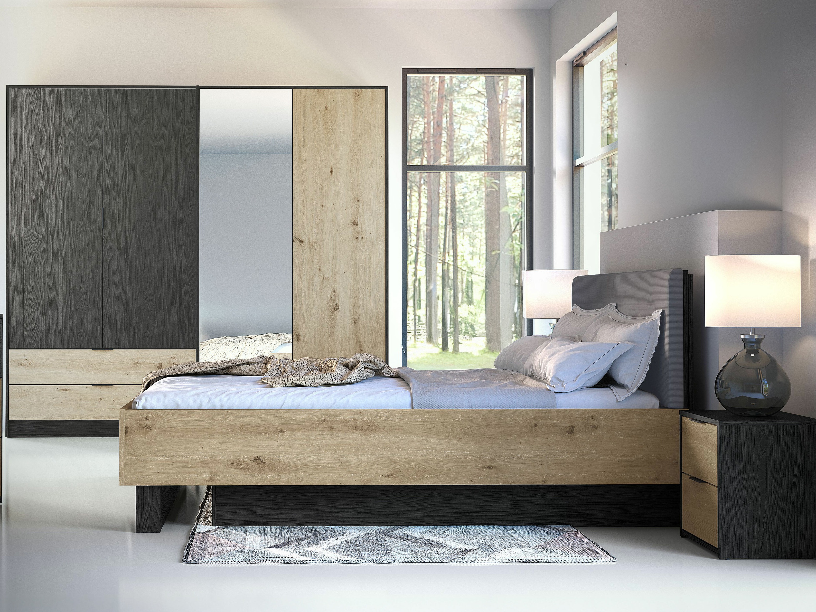 Hálószoba garnitúra Elicora 105 (Nem)