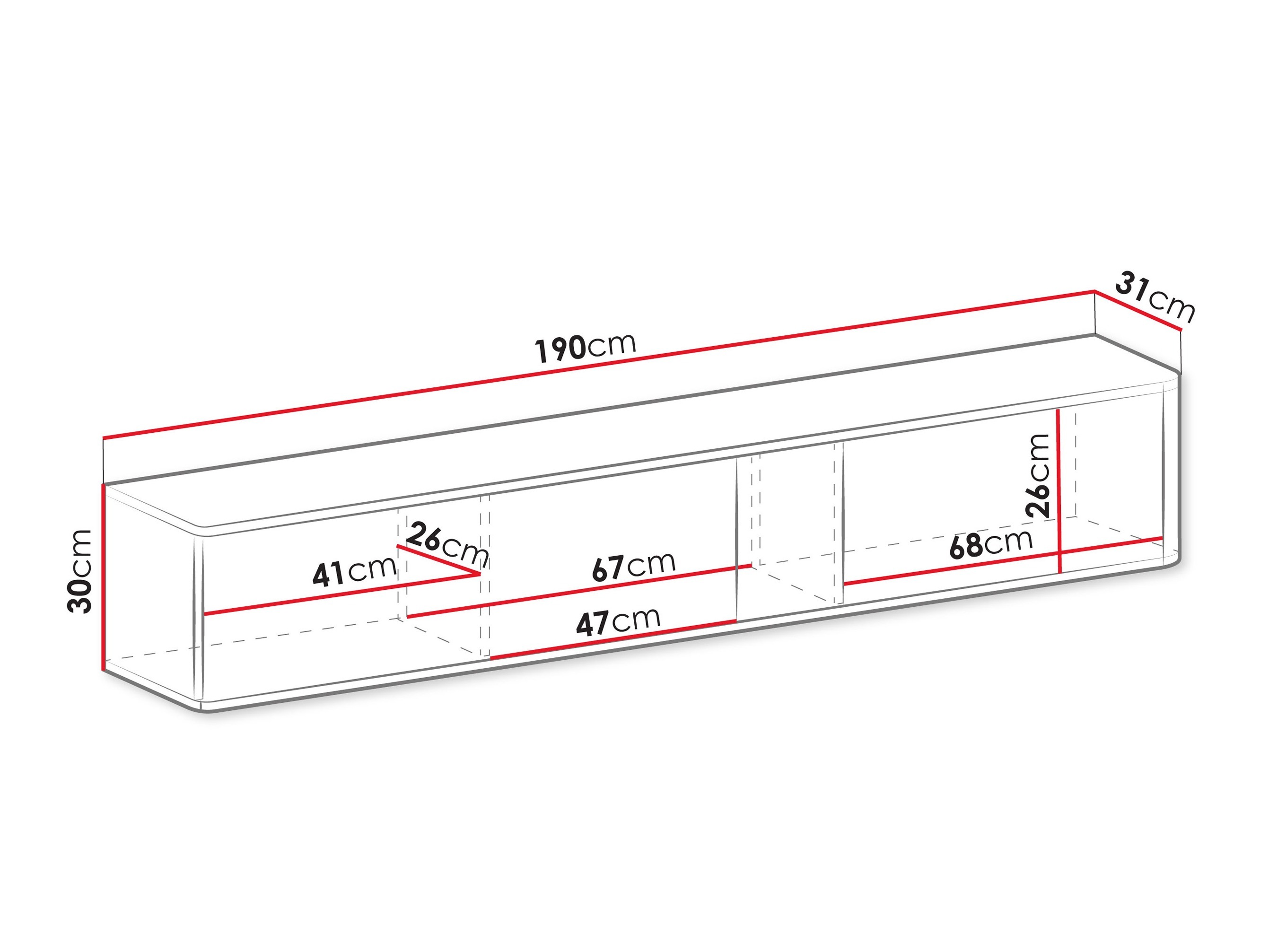 TV-állvány Dormele 102