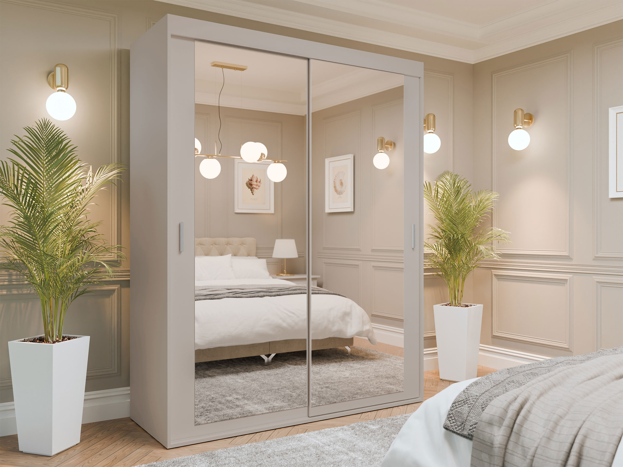 Gardróbszekrény Apopka 103 (Kasmír)