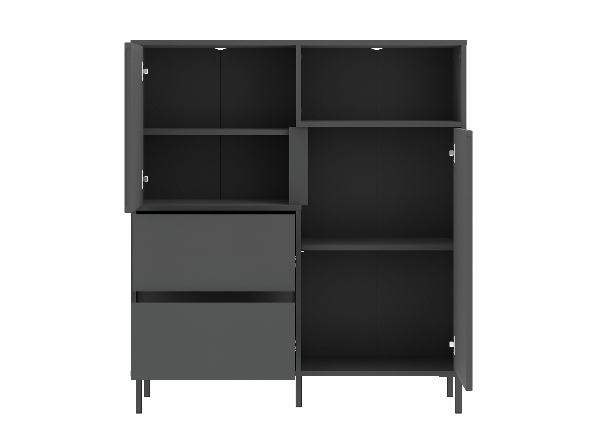 Komód Ruvrevi 104 (Antracit)