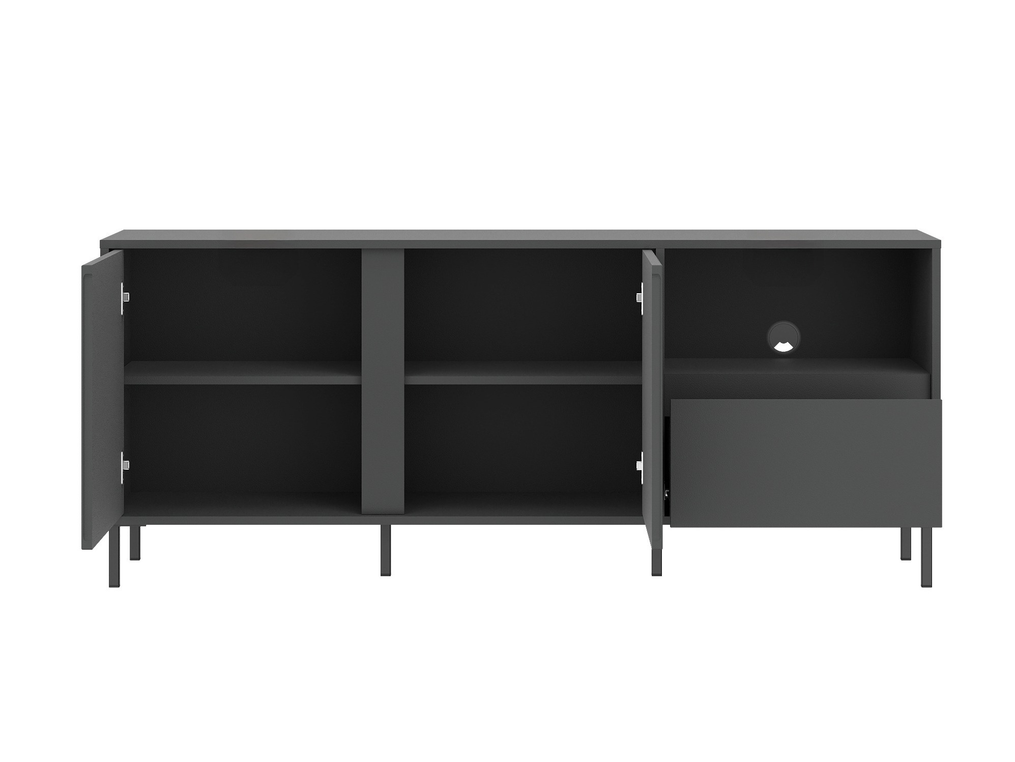 Nappali szett Ruvrevi 106 (Antracit)