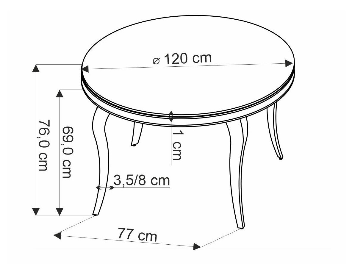 Asztal SH10376 sérült csomagolással