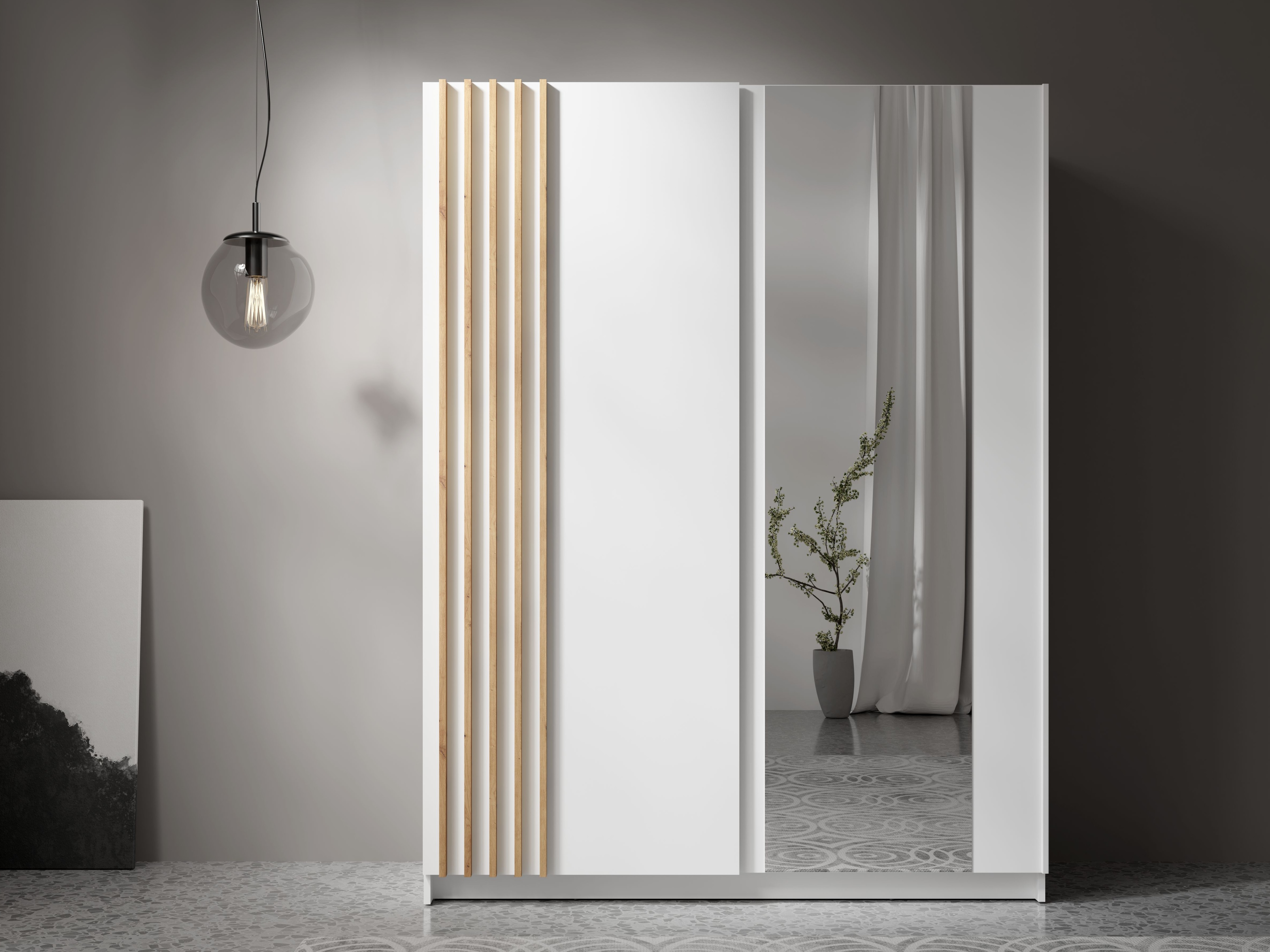 Gardróbszekrény Baytown 117 (Fehér)