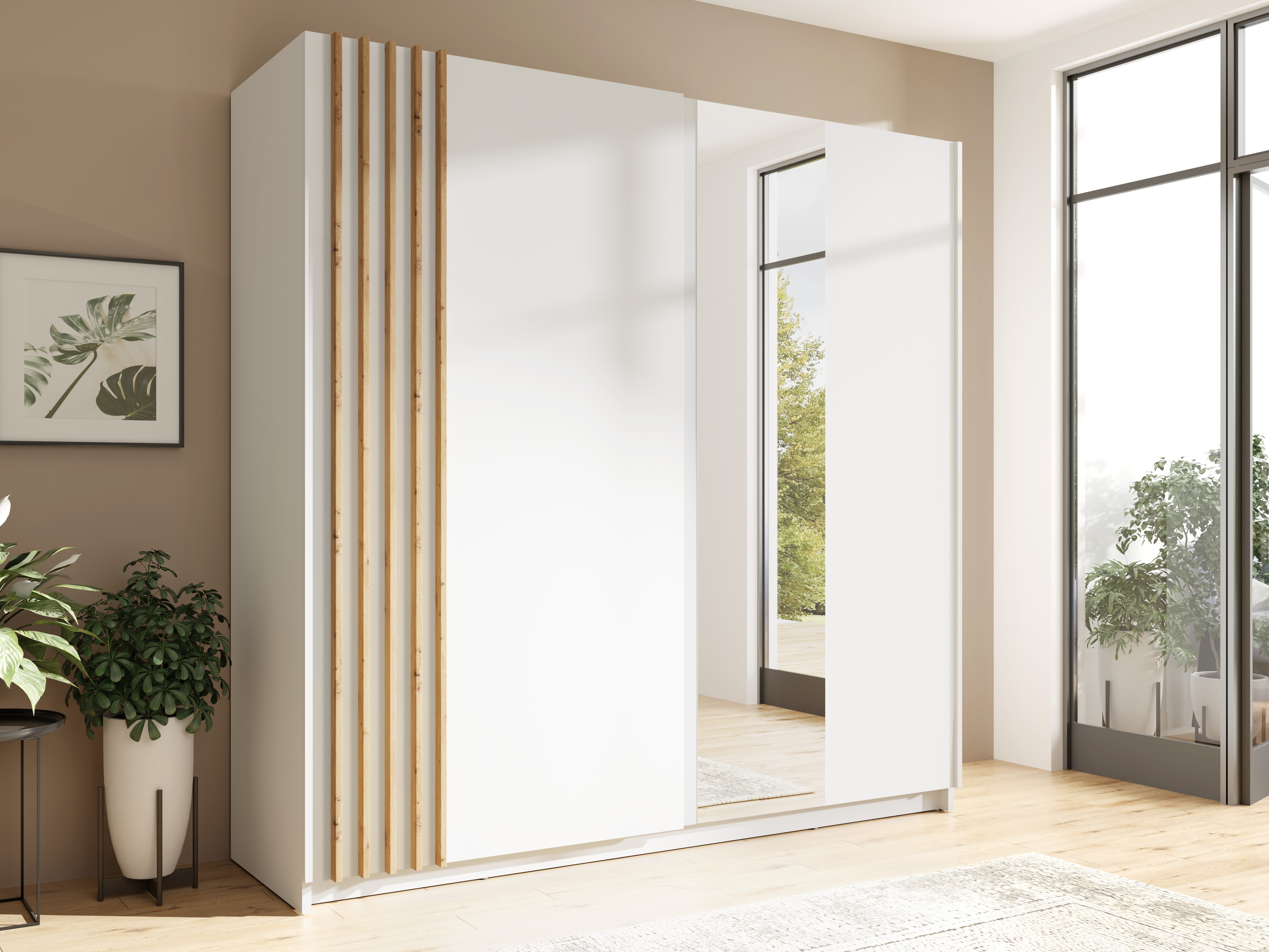 Gardróbszekrény Baytown 118 (Fehér)