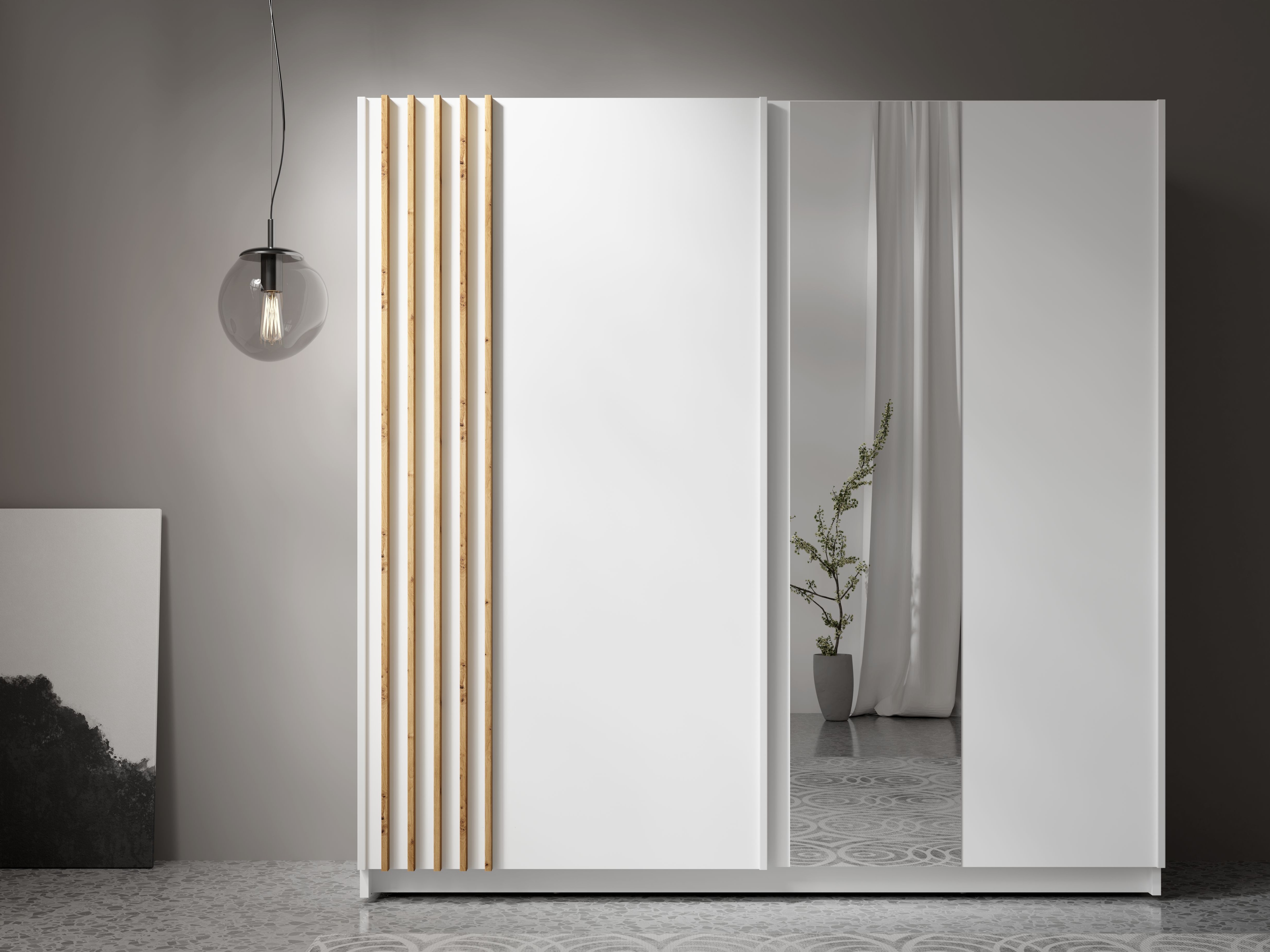 Gardróbszekrény Baytown 118 (Fehér)