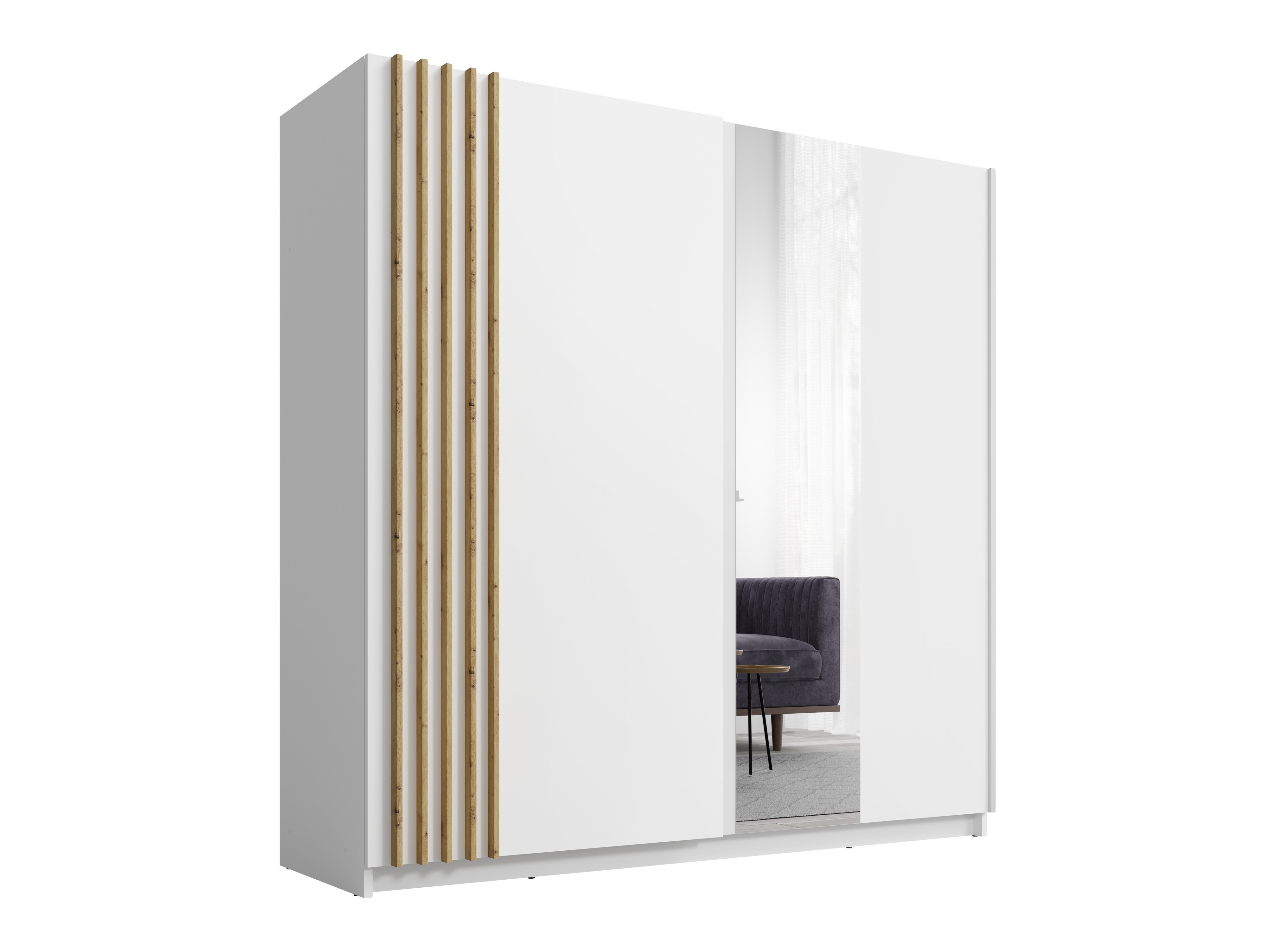 Gardróbszekrény Baytown 118 (Fehér)