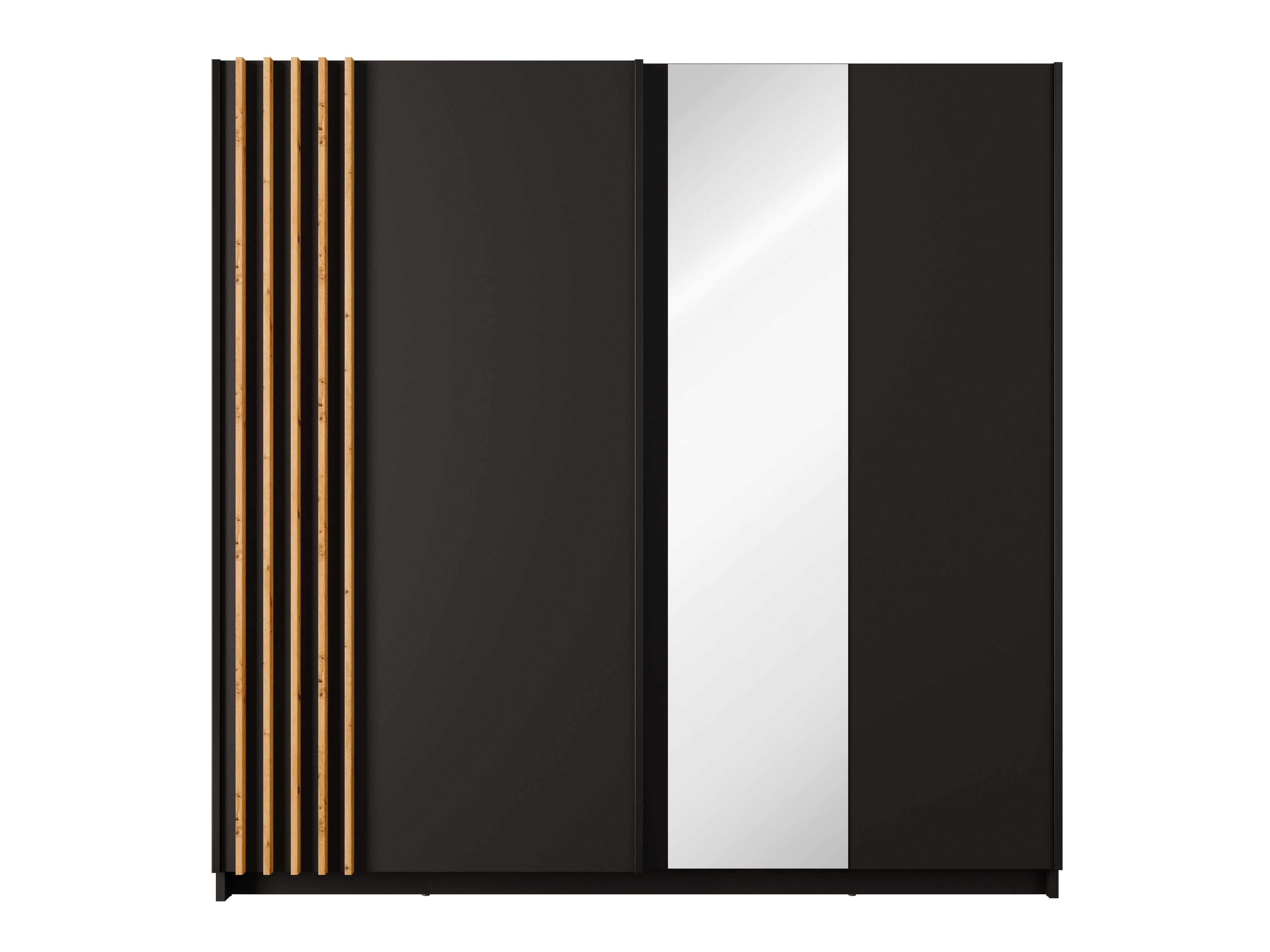 Gardróbszekrény Baytown 118 (Fekete)