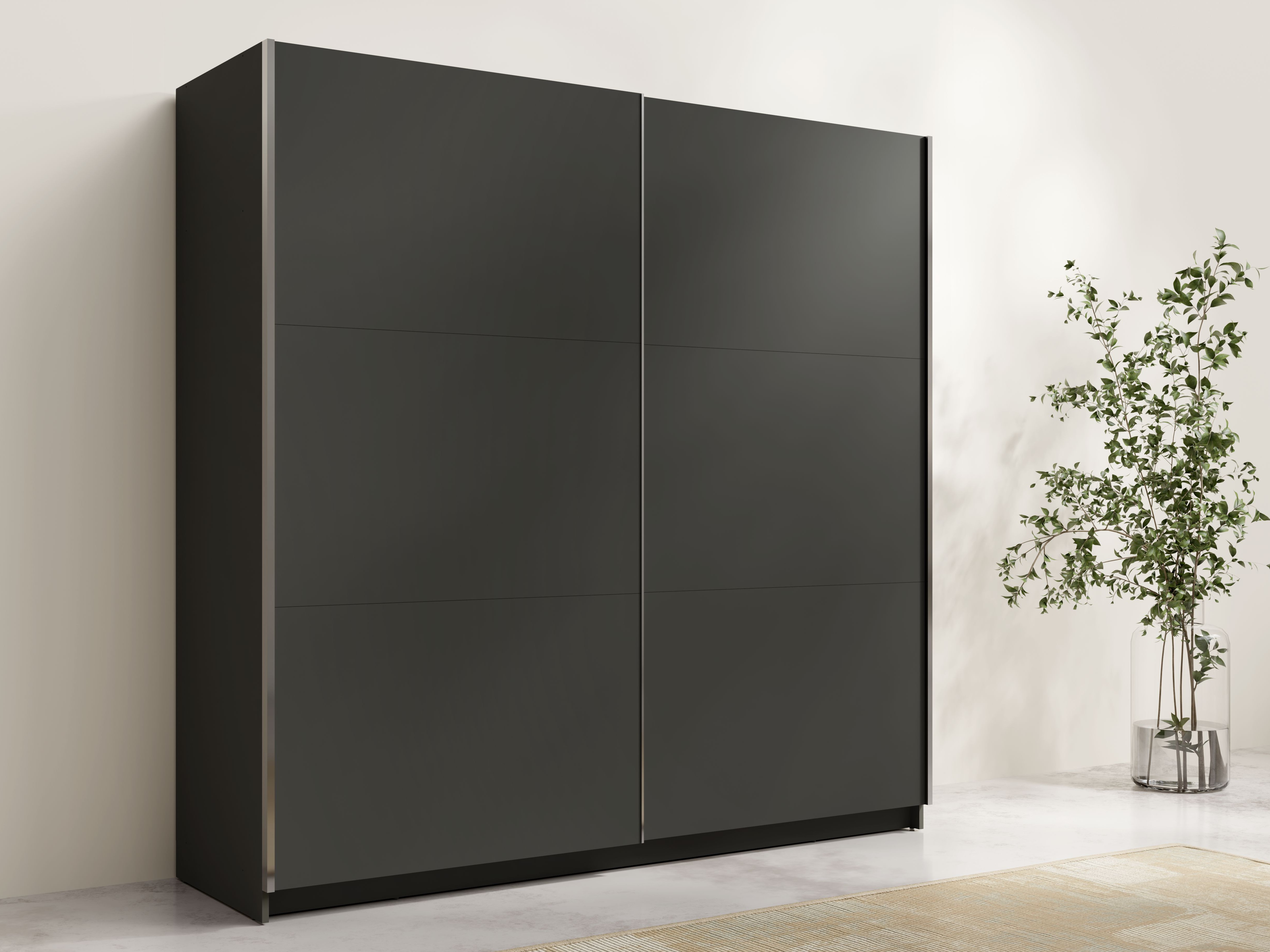 Gardróbszekrény Baytown 119 (Grafit)