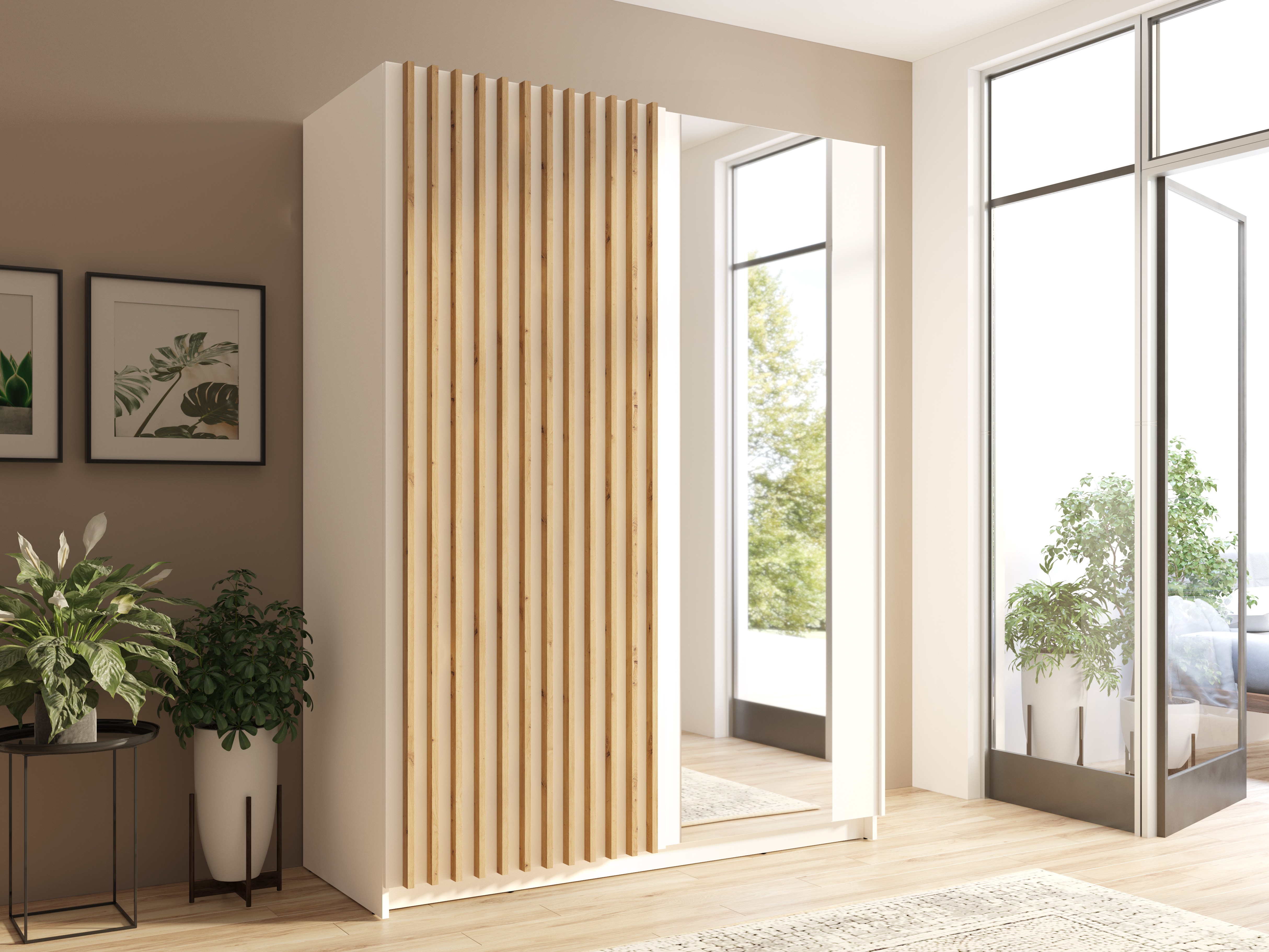 Gardróbszekrény Baytown 121 (Fehér)