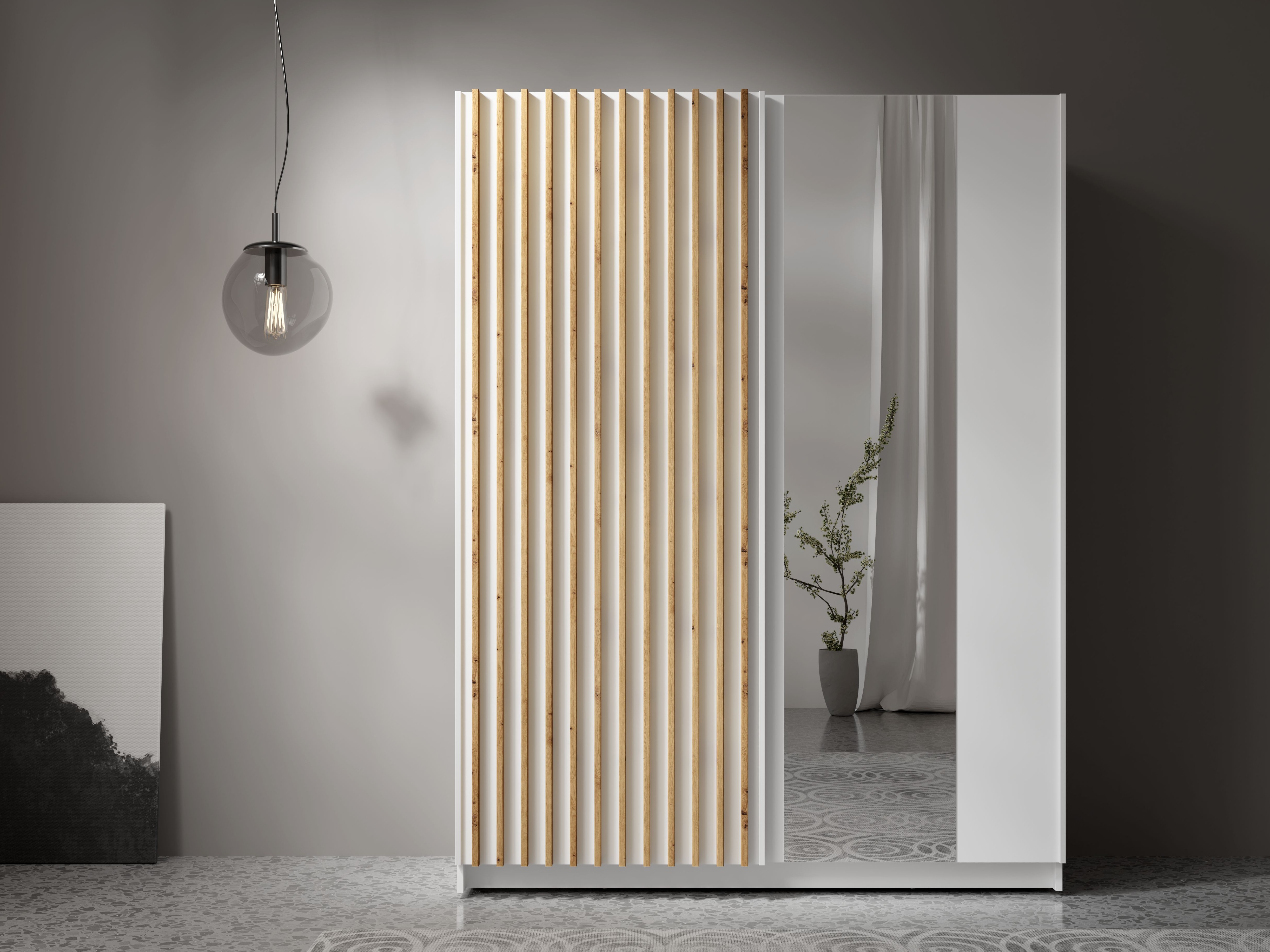 Gardróbszekrény Baytown 121 (Fehér)