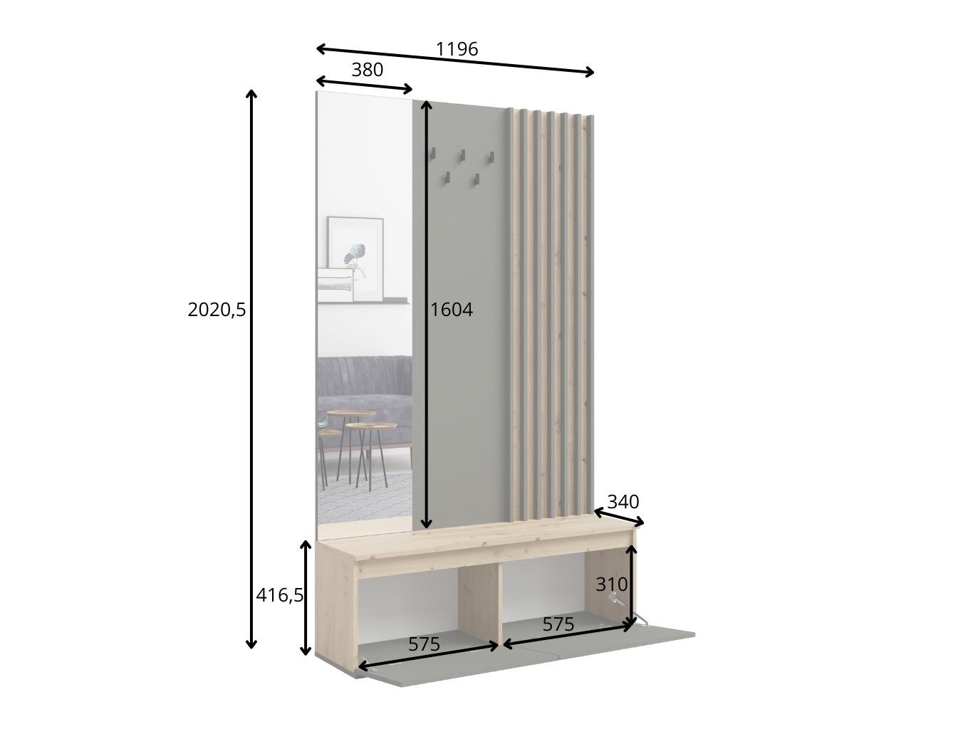 Előszoba garnitúra Baytown 125