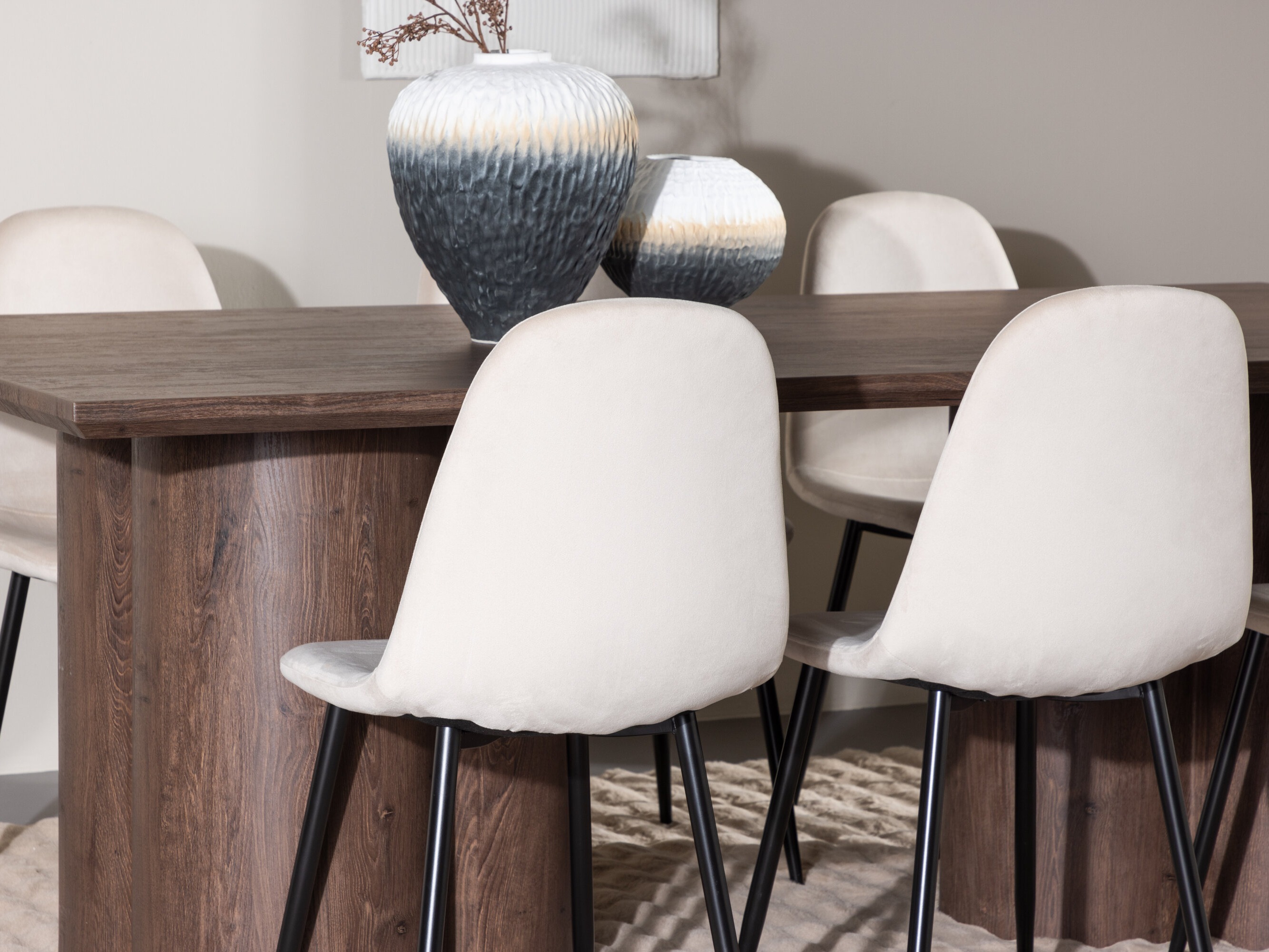 Étkezőgarnitúra Dallas 4959 (Bézs + Fekete)