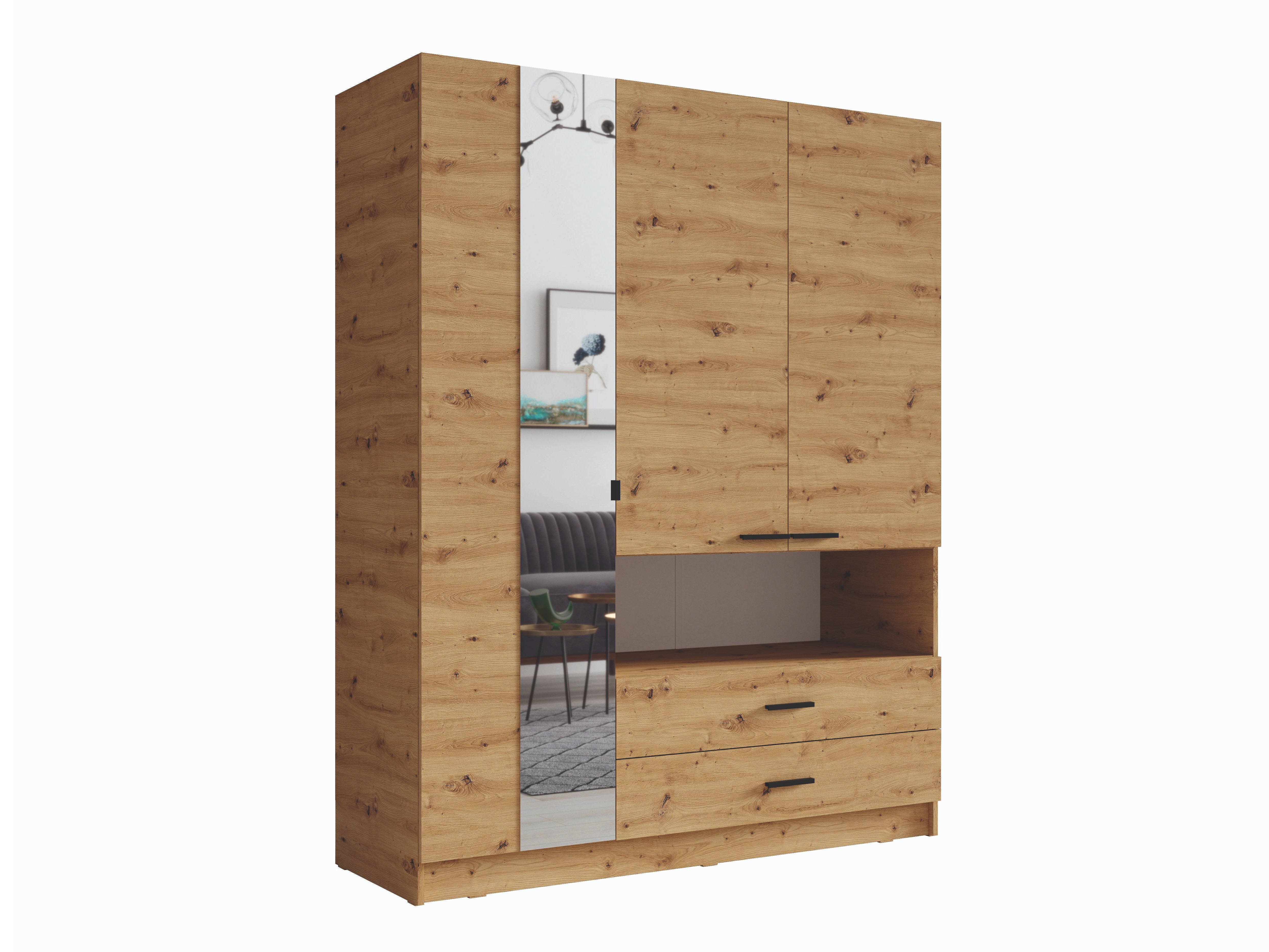 Gardróbszekrény Baytown 102 (Artisan tölgy)