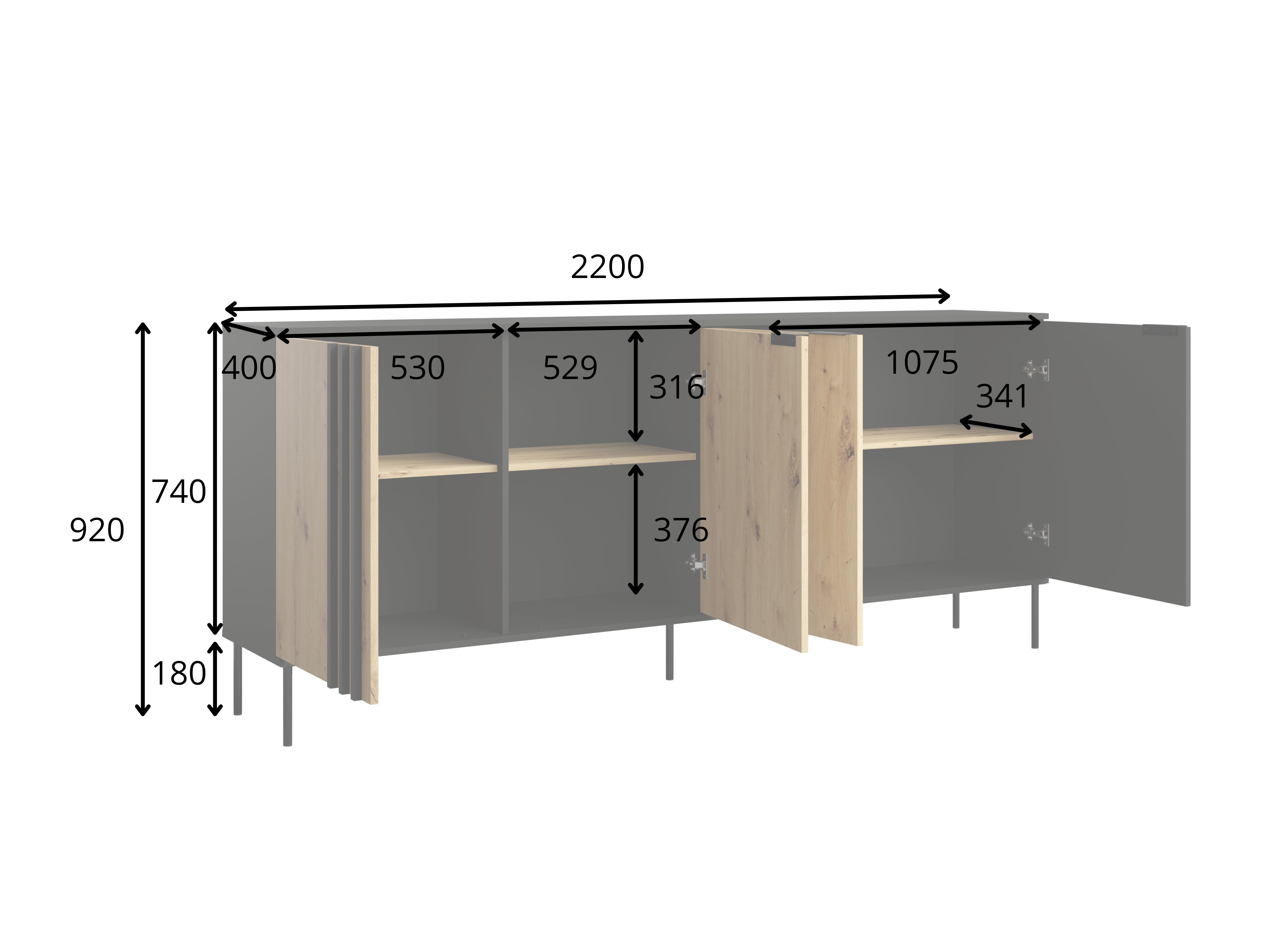 Szekrény Tivreme 101
