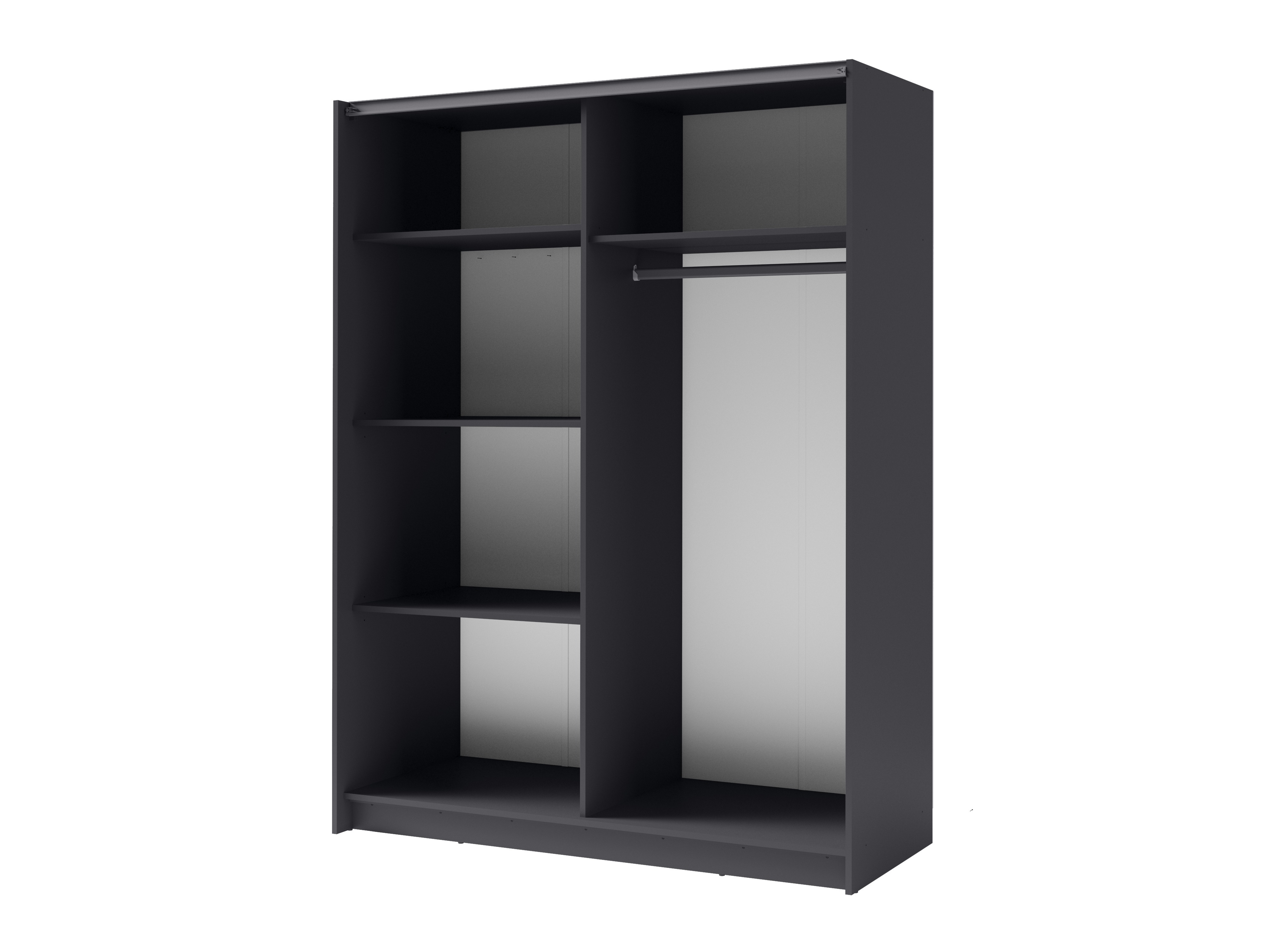 Gardróbszekrény Baytown 129 (Grafit)