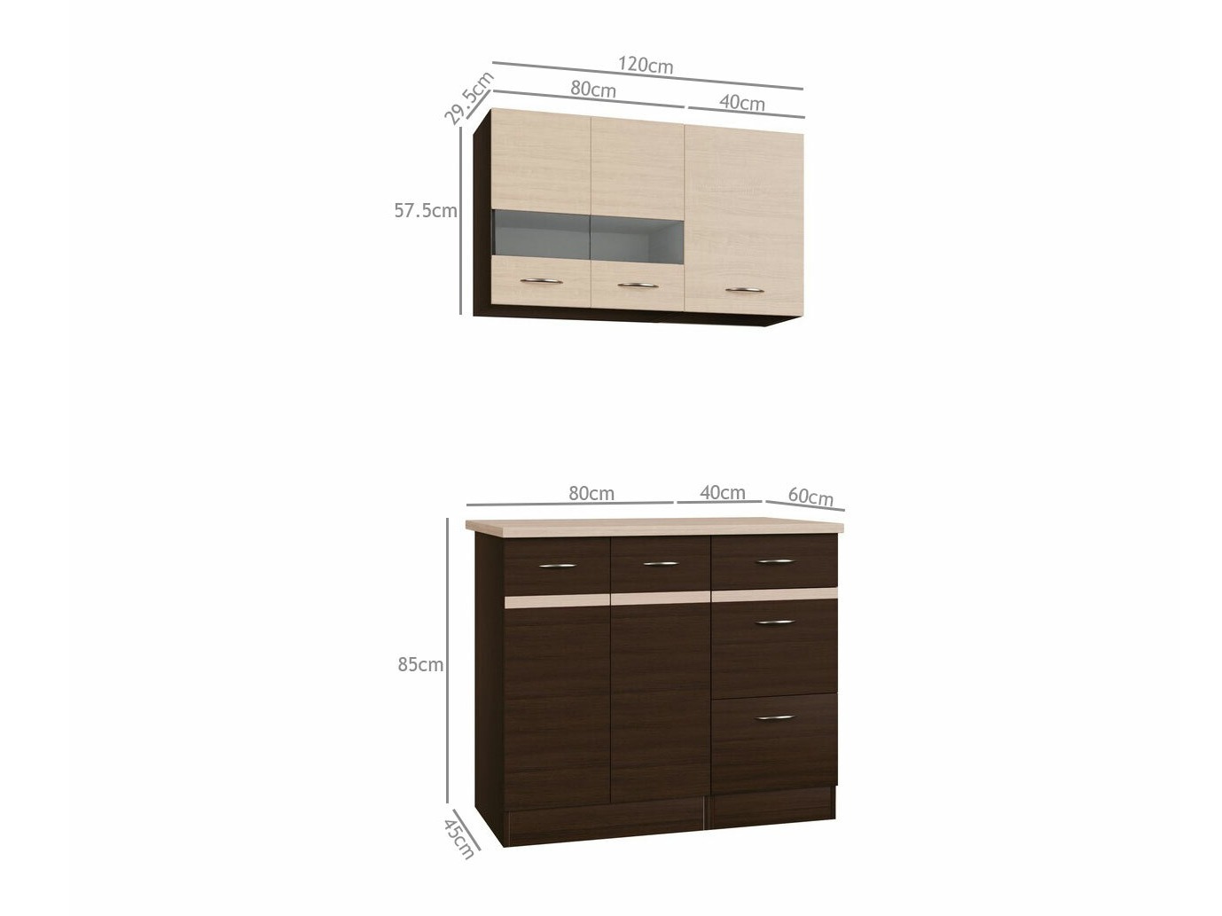 Moduláris konyha szett Eli Dark 118