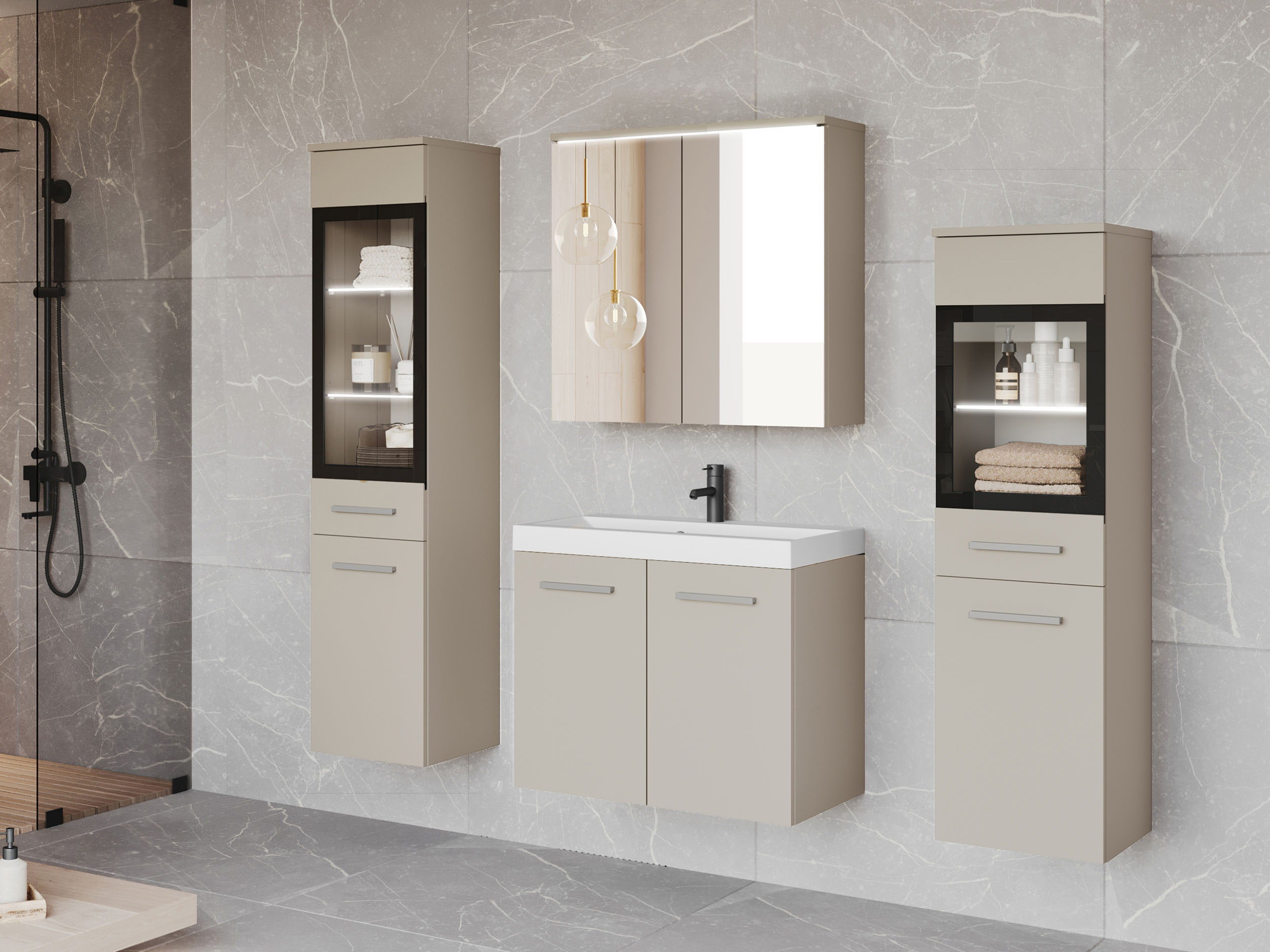 Fürdőszoba garnitúra Sarasota 140 (Kasmír)