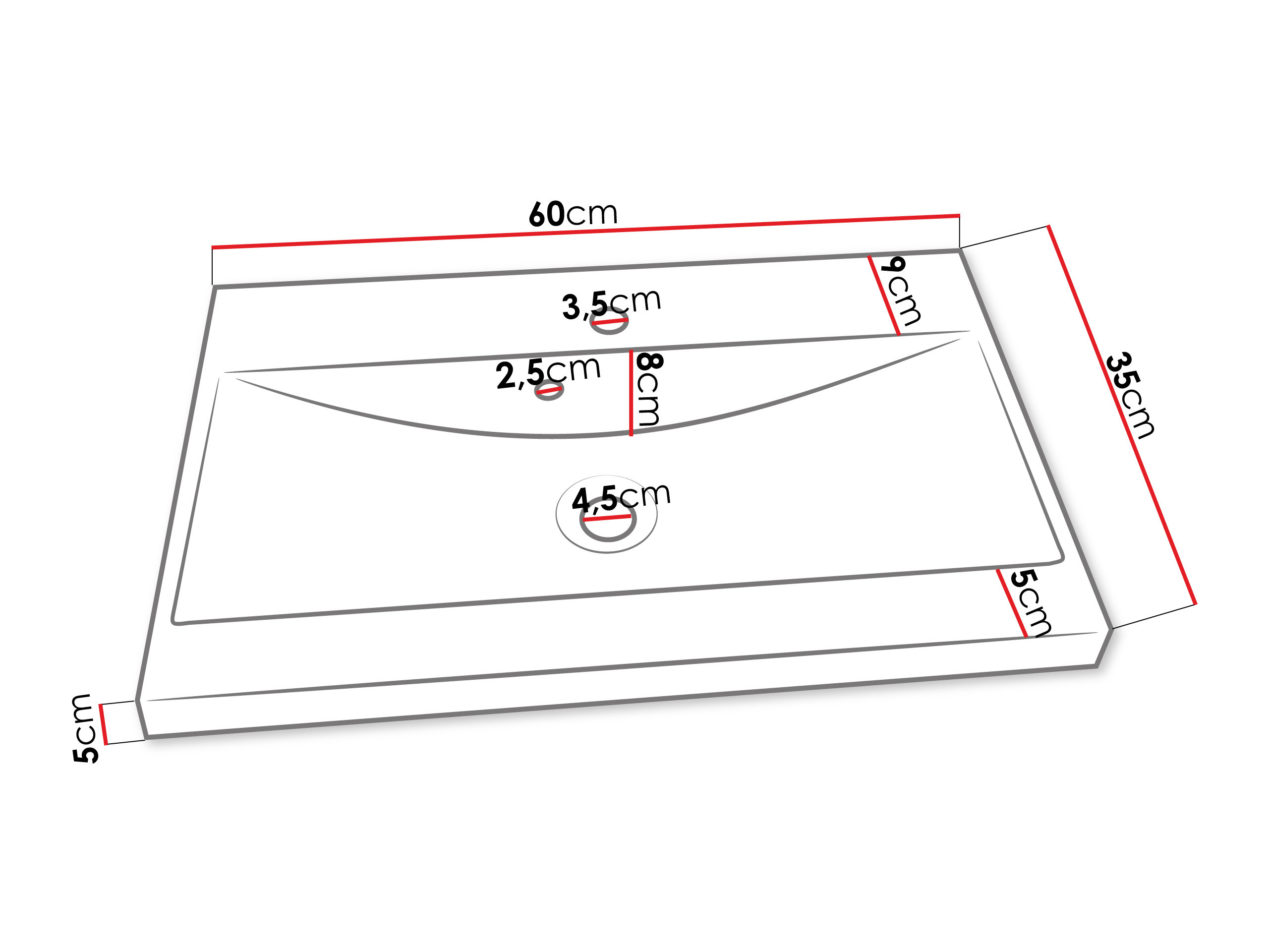 Fürdőszoba garnitúra Sarasota 173 (Grafit)