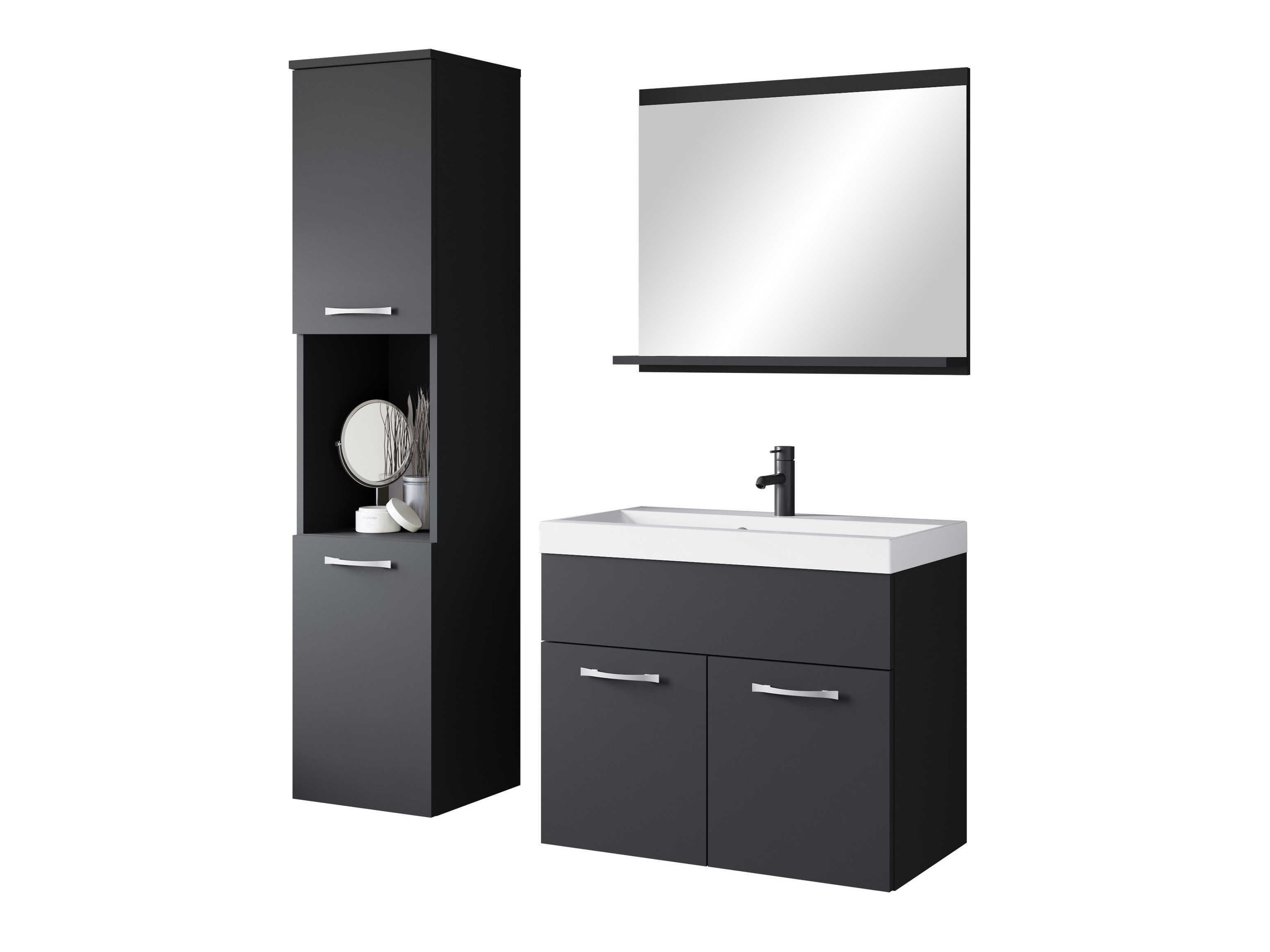 Fürdőszobai garnitúra Sarasota 122 (Grafit)