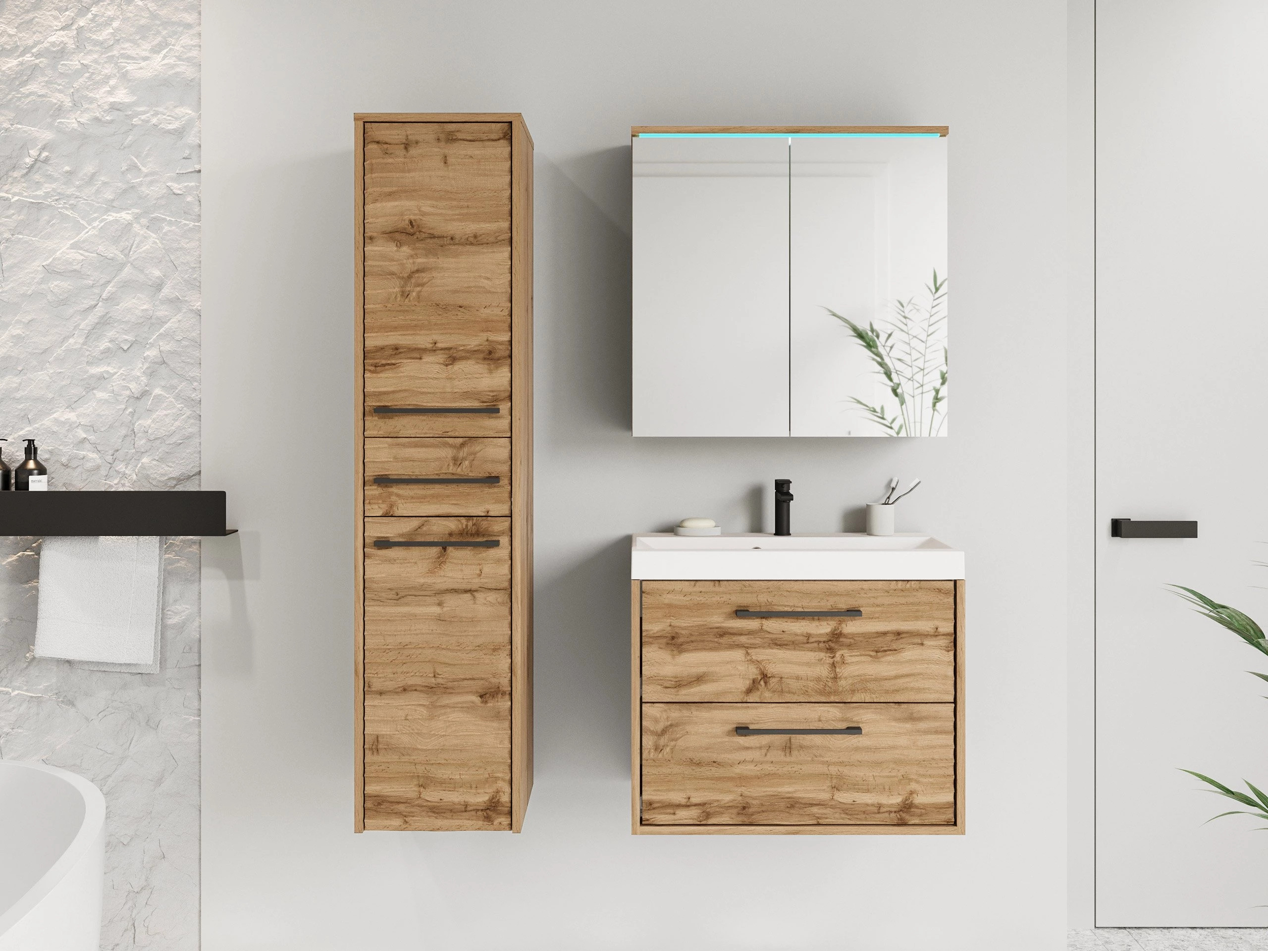 Fürdőszobai garnitúra Sarasota 173 (Wotan tölgy)