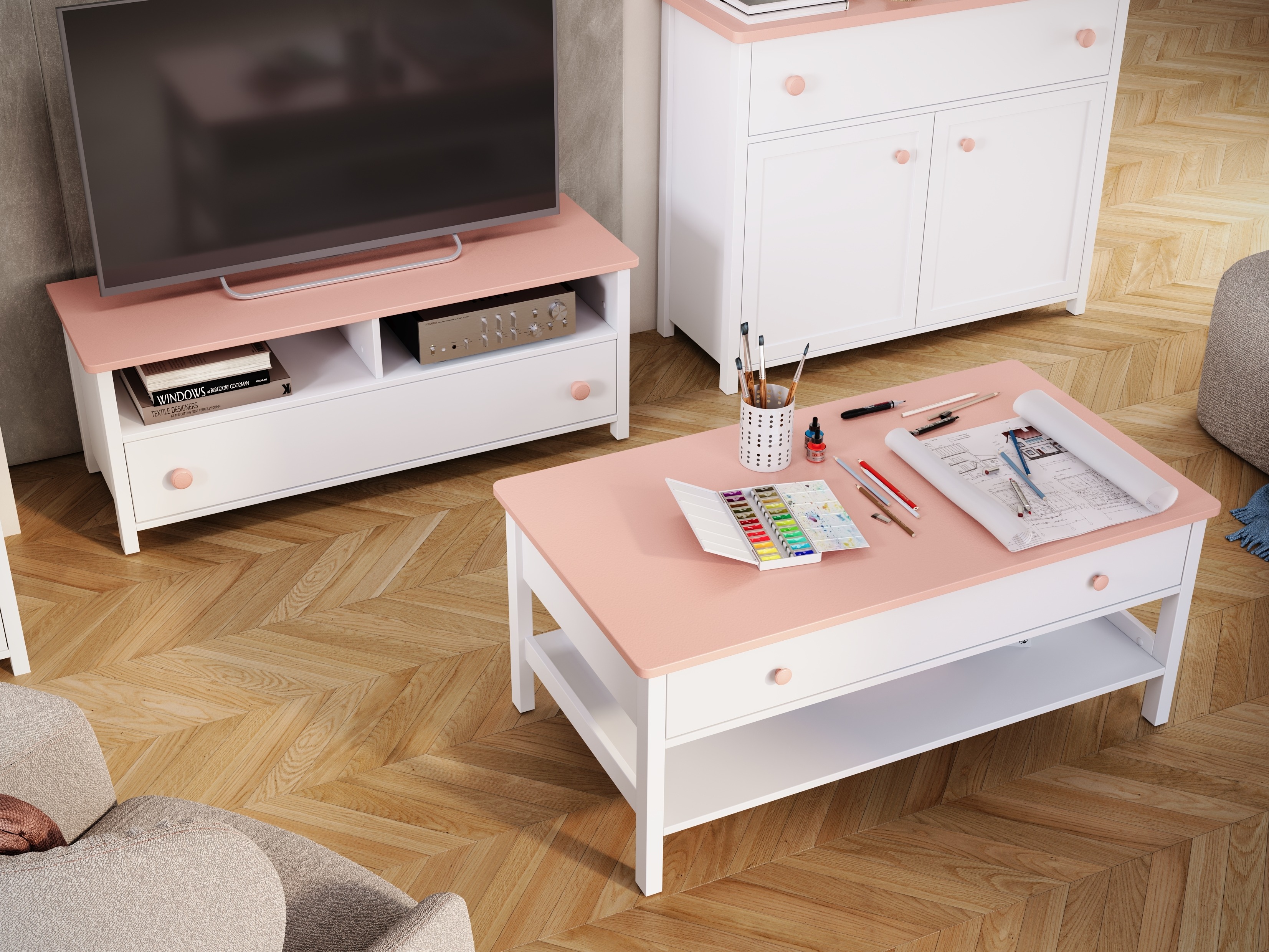 Dohányzóasztal Elblive 134