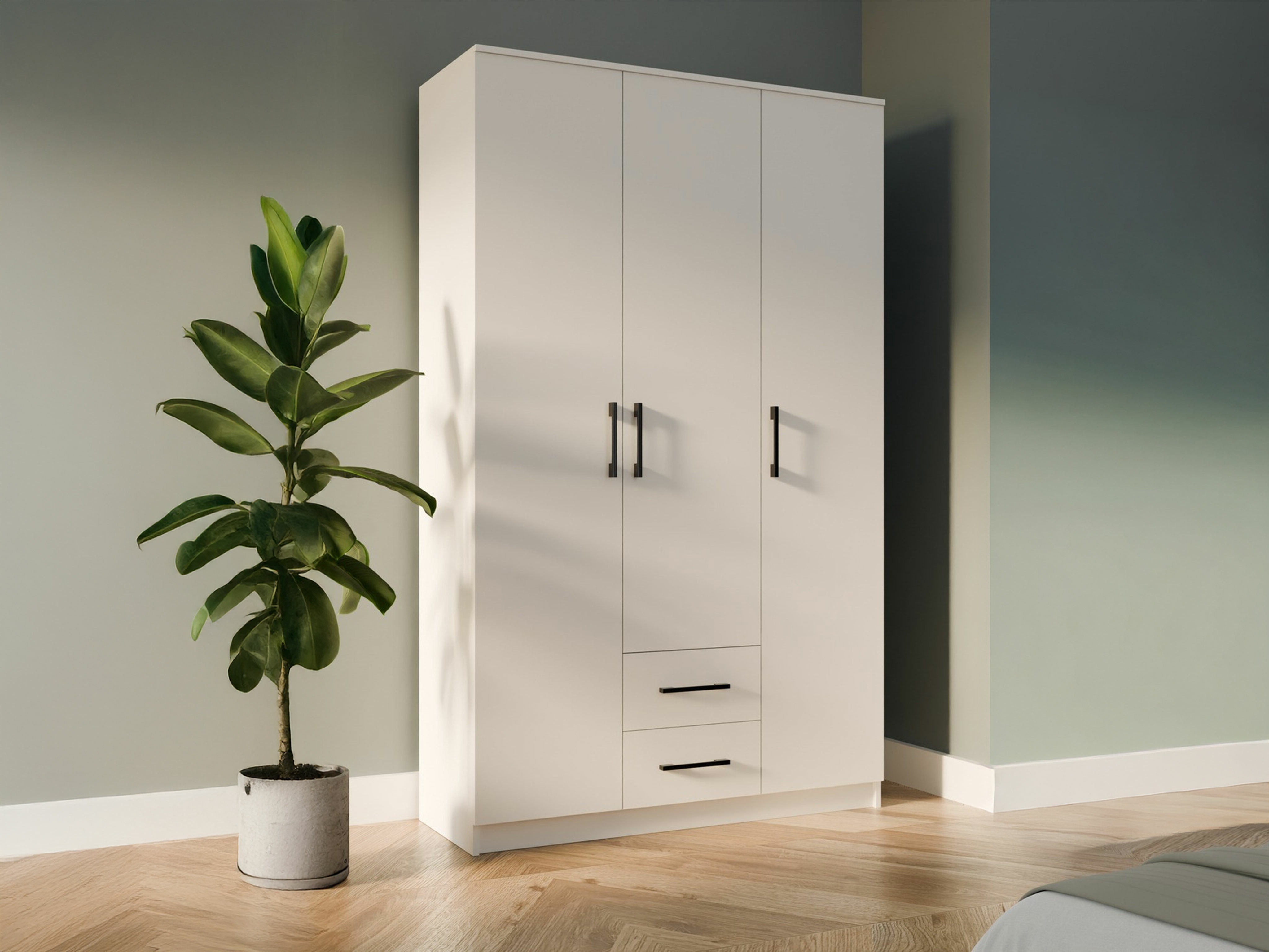 Gardróbszekrény Mandeville 116 (Fehér)