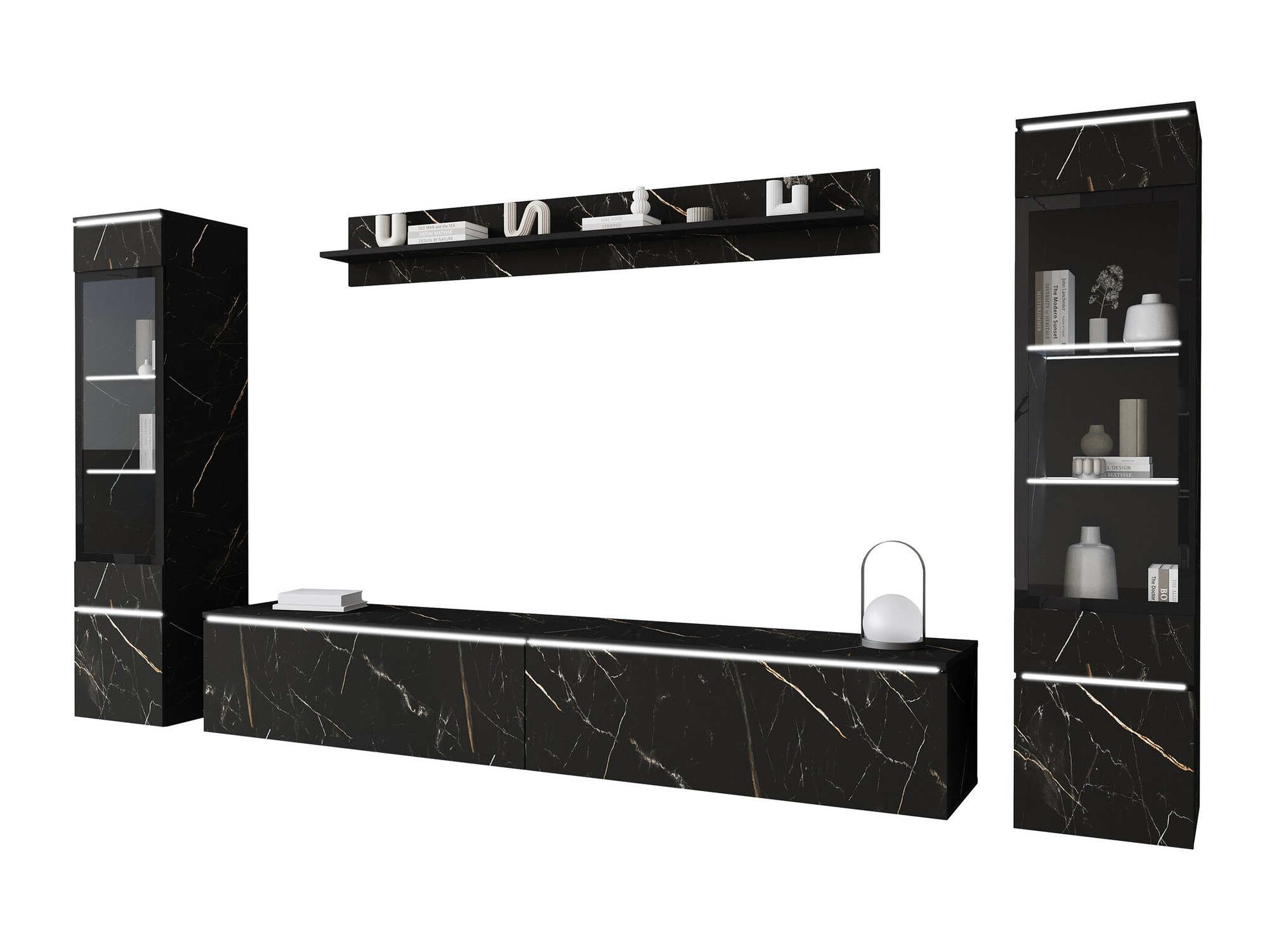 Nappali szett Sarasota 126 (Fekete márvány)