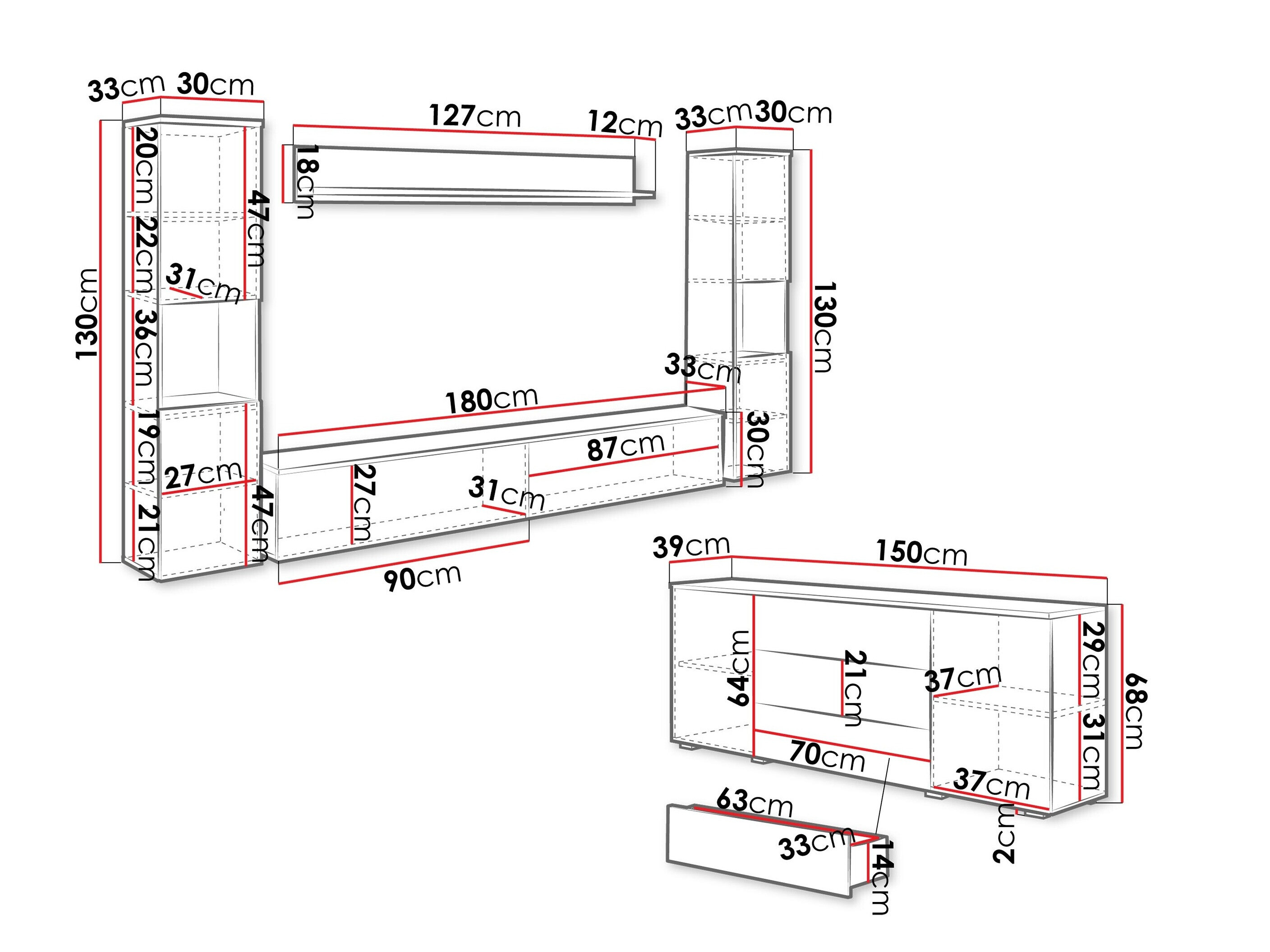 Nappali szett Sarasota 133 (Kasmír)
