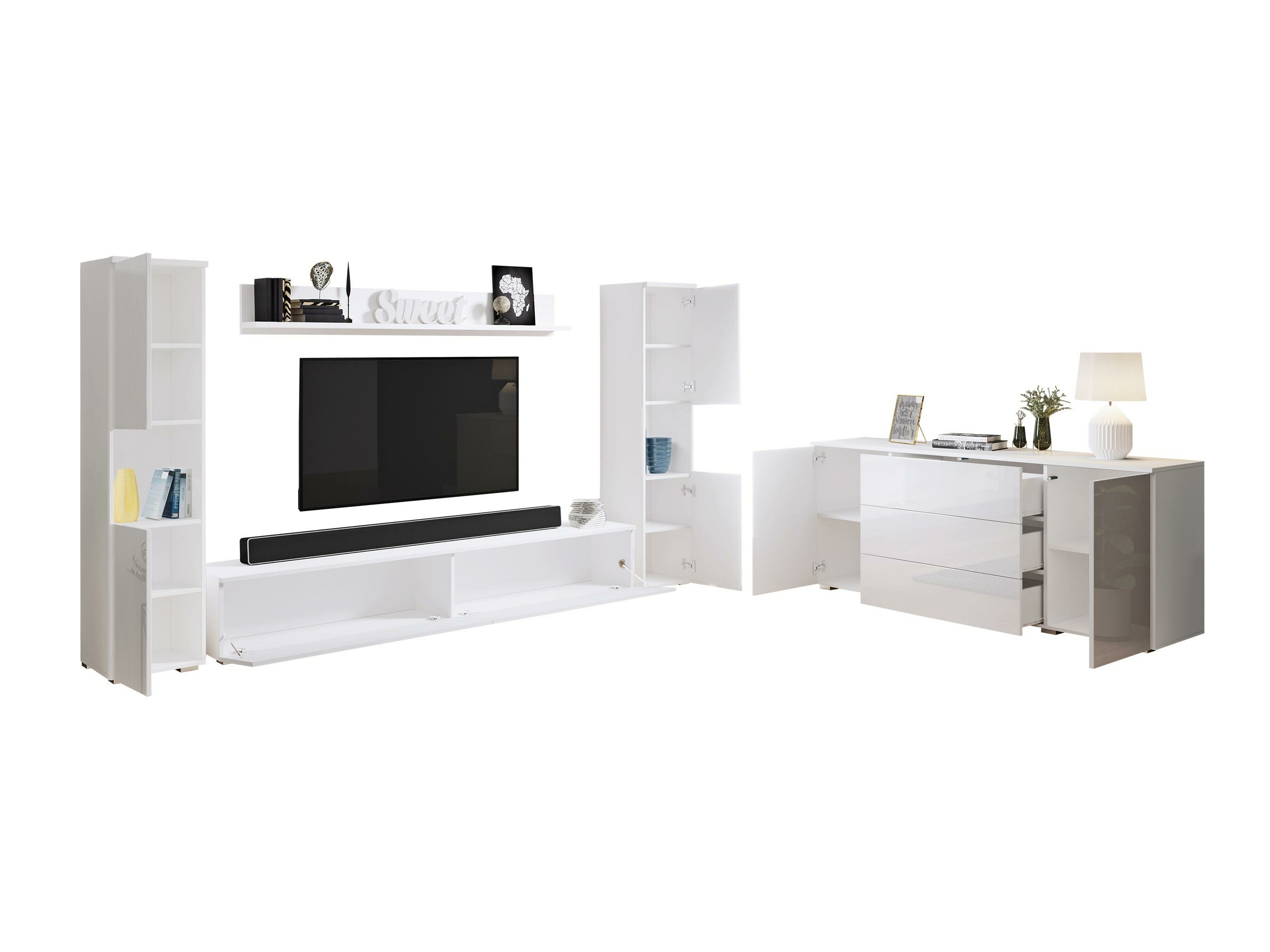 Nappali szett Sarasota 133 (Matera szürke + Gesztenye)