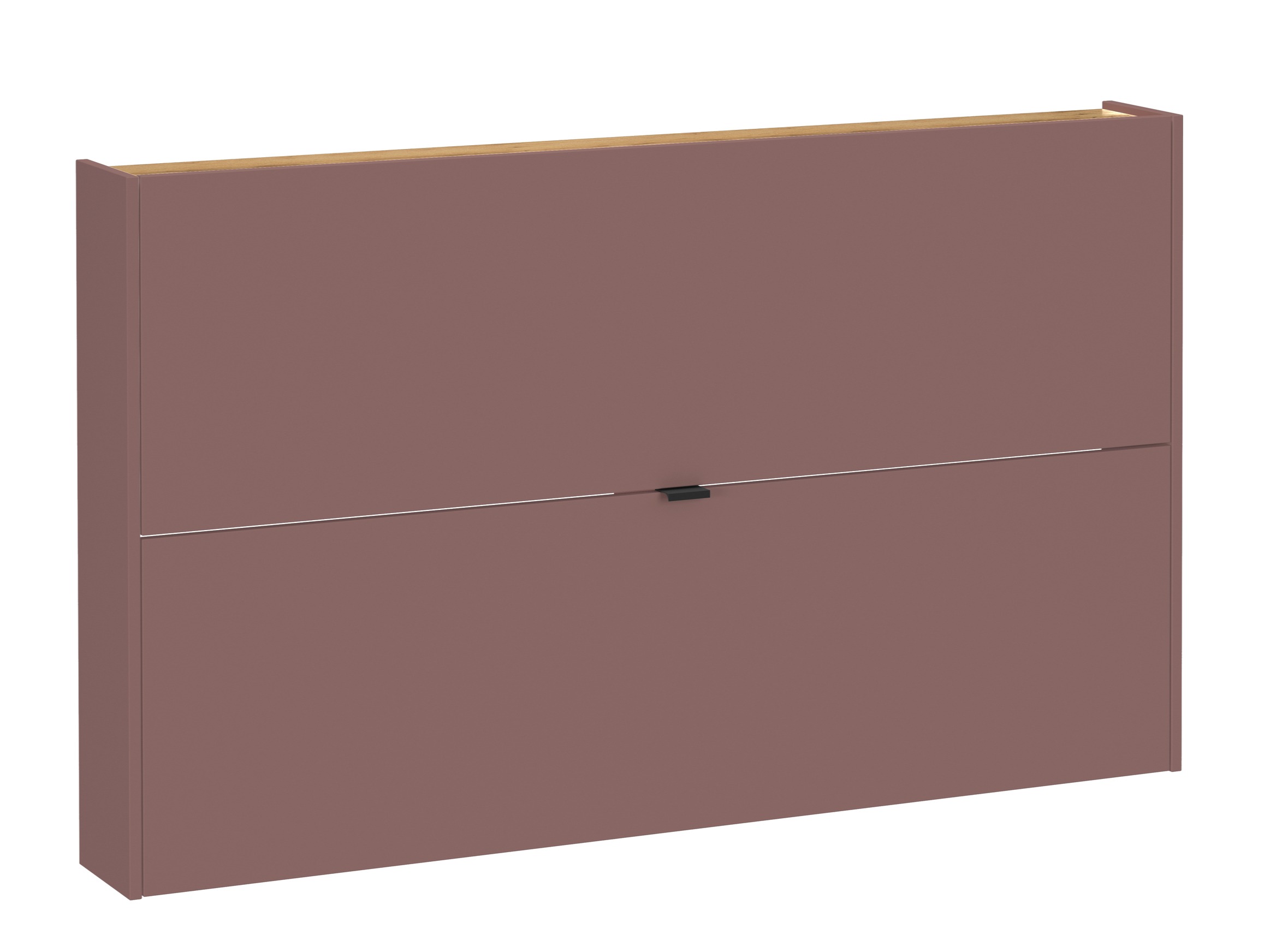 Cipőtároló Cirsale 108 (Poros rózsaszín + Navarra tölgy)