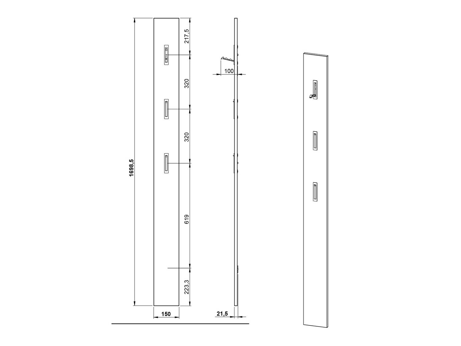 Előszoba garnitúra Cirsale 109 (Poros rózsaszín + Navarra tölgy)
