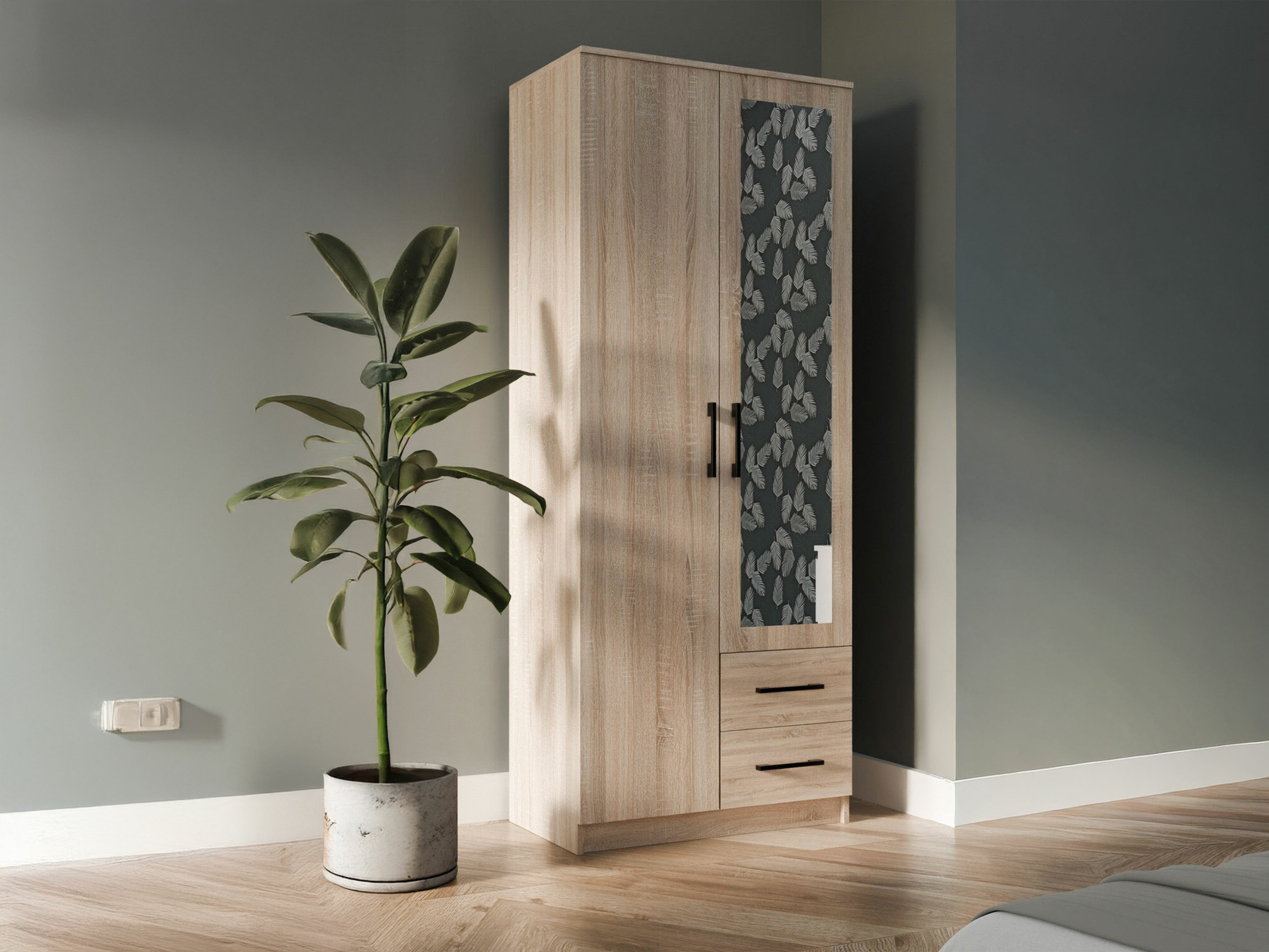 Gardróbszekrény Mandeville 247 (Sonoma tölgy)