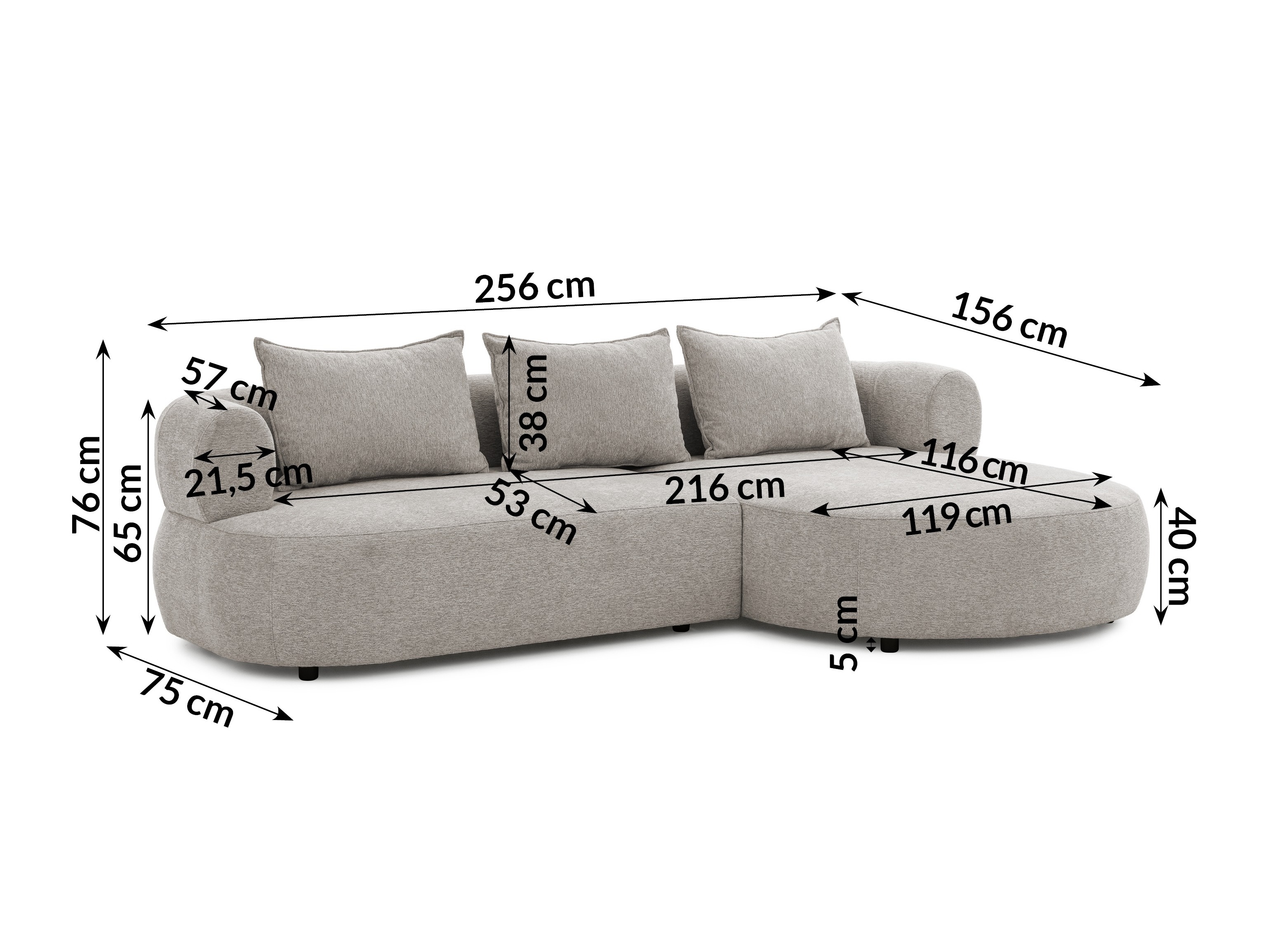 Sarokkanapé Rocklin 101 (Toro 145)