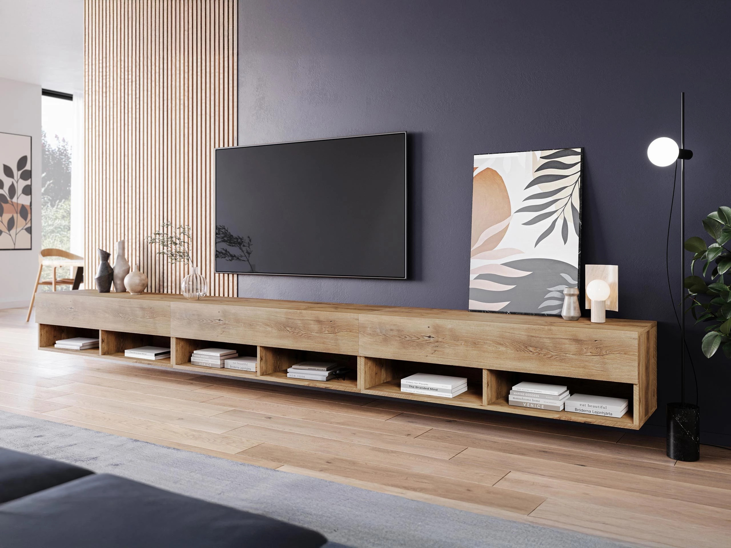 TV-állvány Sarasota 144 (Gesztenye)