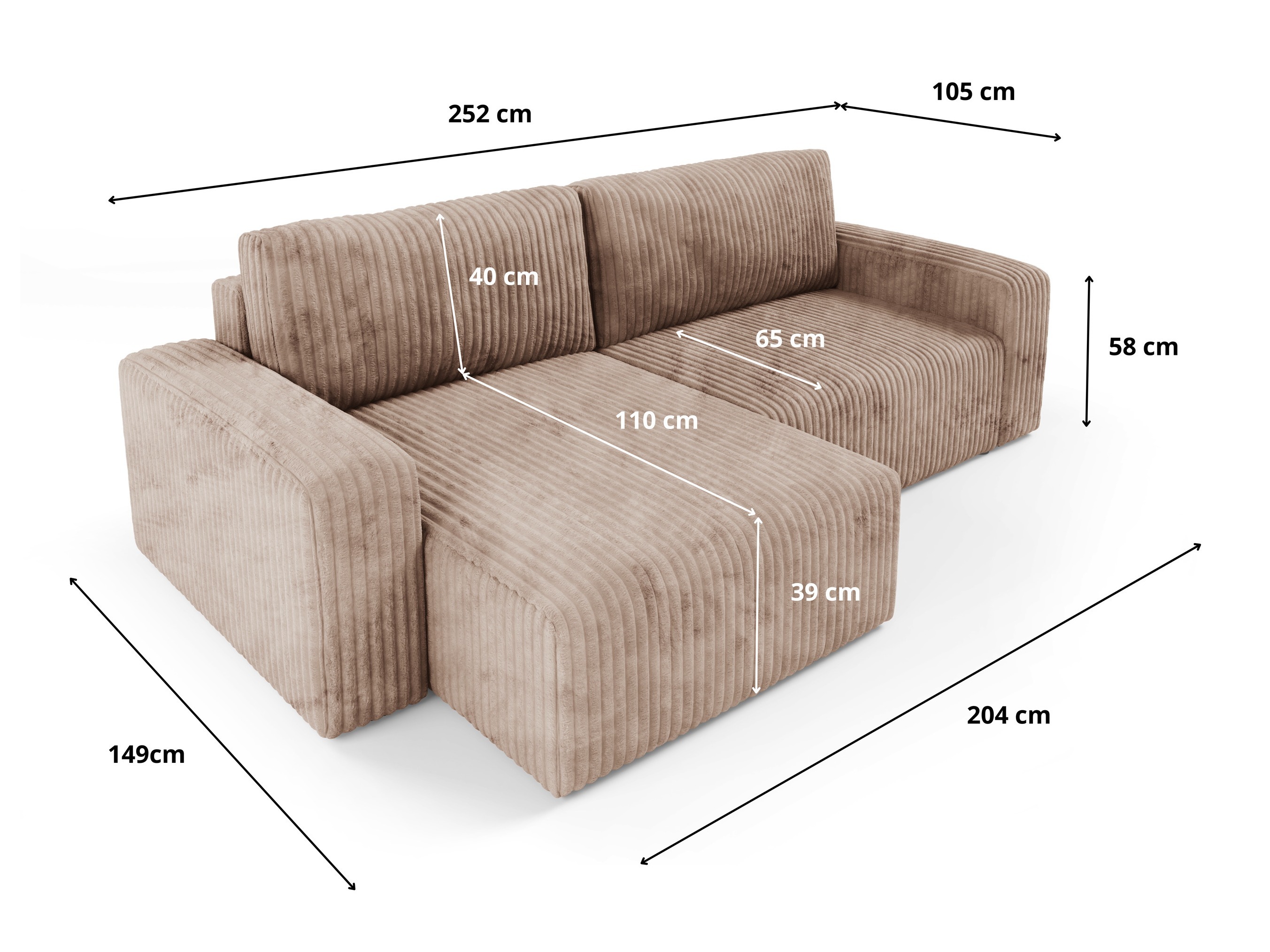 Sarokkanapé Franklin 160 (Tilia 90)