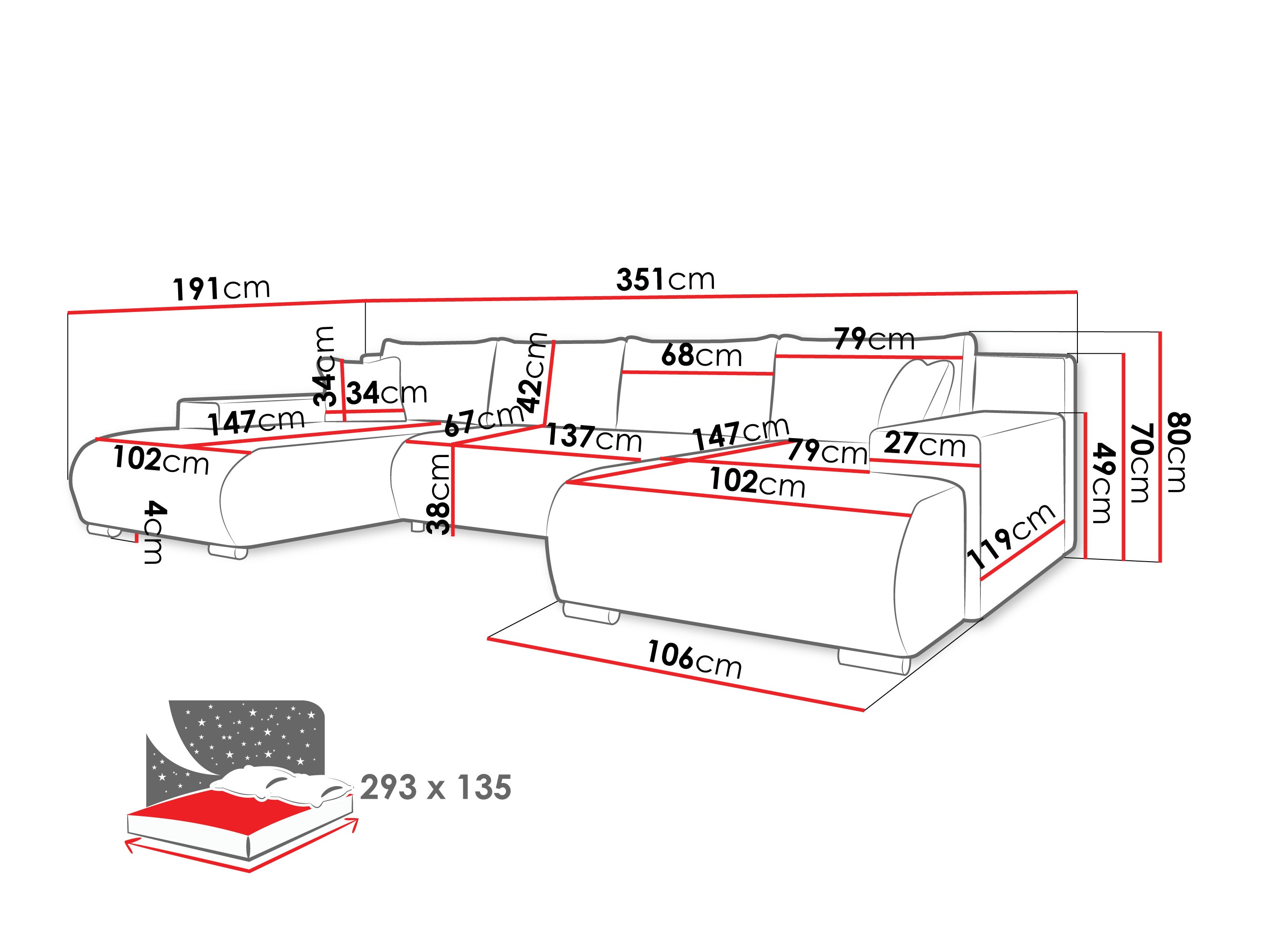 Sarokkanapé Comfivo Equus (Poso 100)