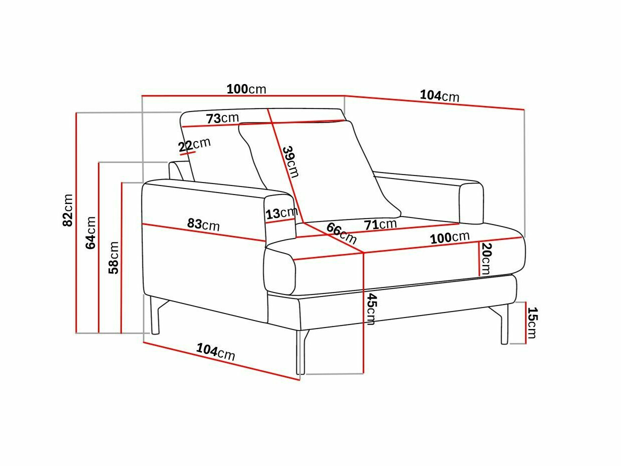 Fotel Elisonu 102 (Silencio 86)