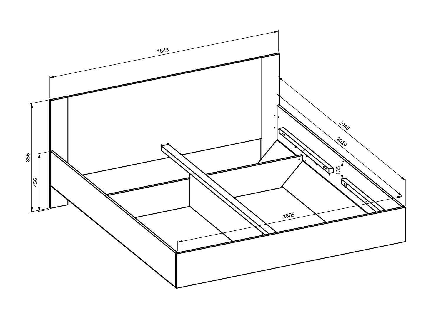 Ágy Mirsevi 106 (180 x 200 cm)